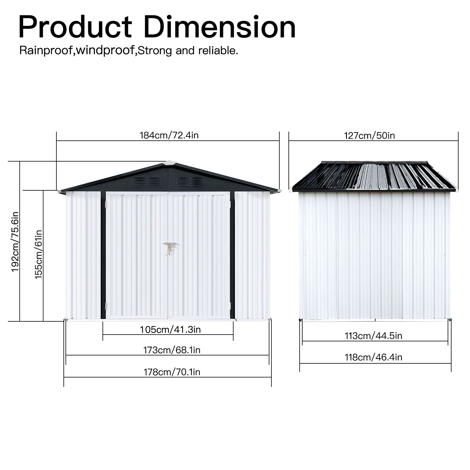 GDFStudio 336849 Metal-Storage-Buildings-Sheds - View #11