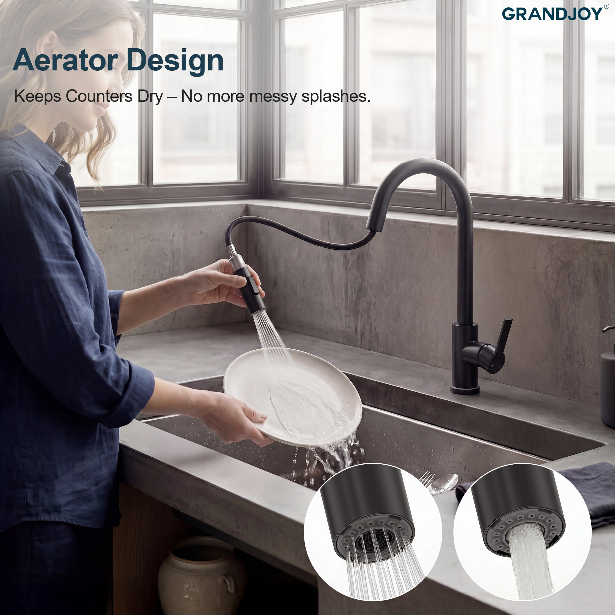 GRANDJOY SGF10GJ-92BL Kitchen-Faucets - View #8