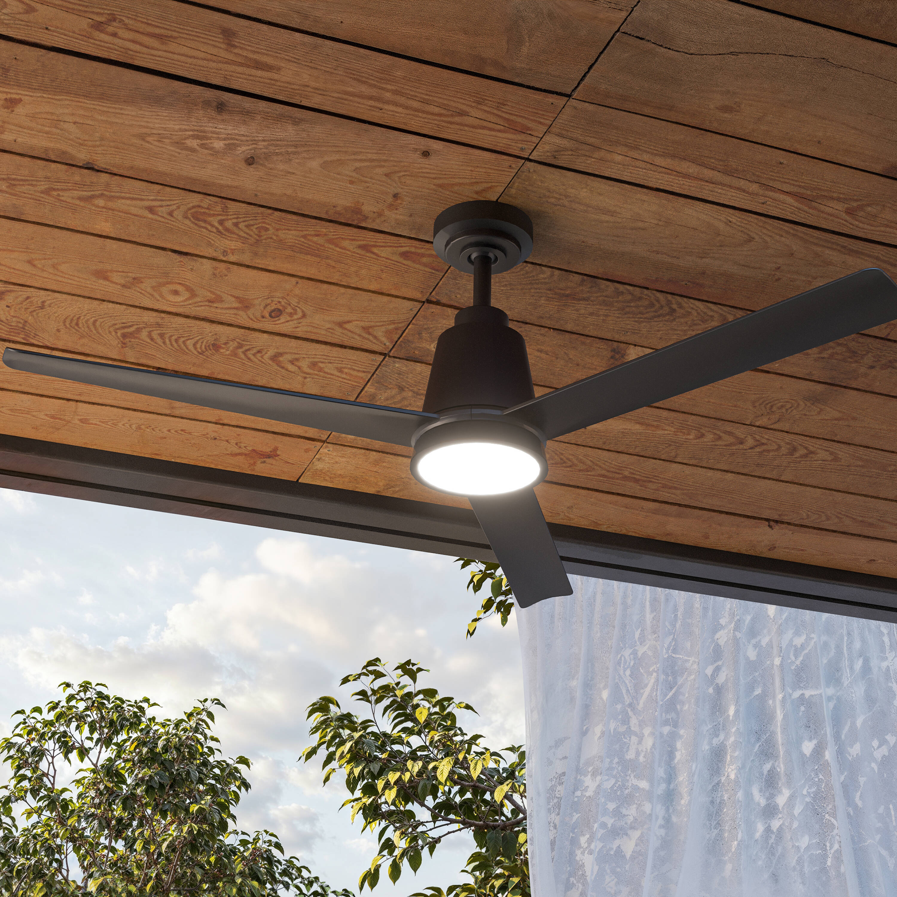 ALTITUDE SOLO-52-MBK-MBK-BKN Ceiling-Fans - View #2
