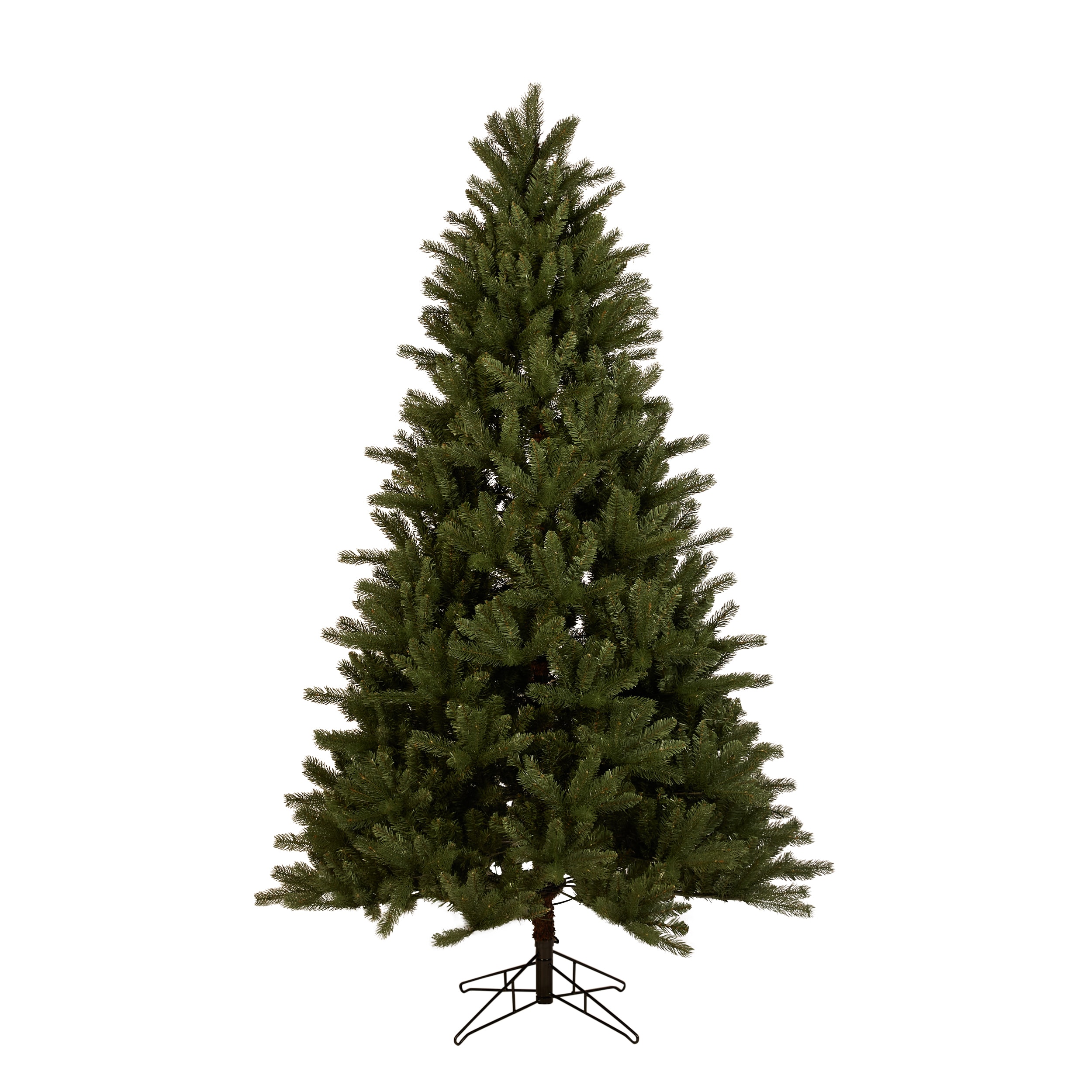 Holiday Living 7-ft Hollis Grand Fir Pre-lit Artificial Christmas Tree ...
