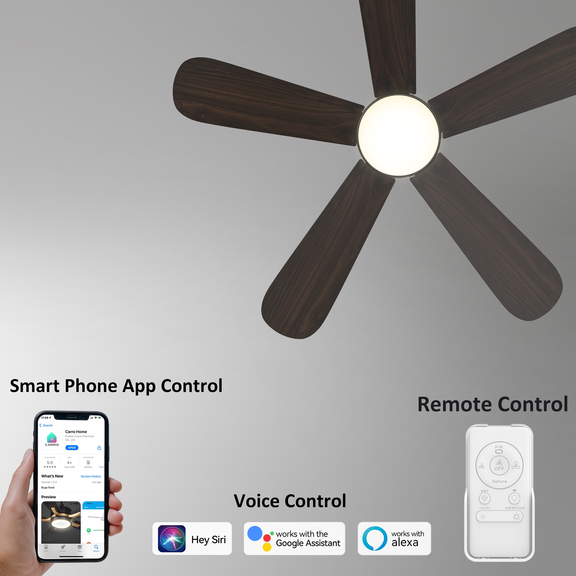 CARRO USA LS485Q-L12-BG-1-FM Ceiling-Fans - View #4
