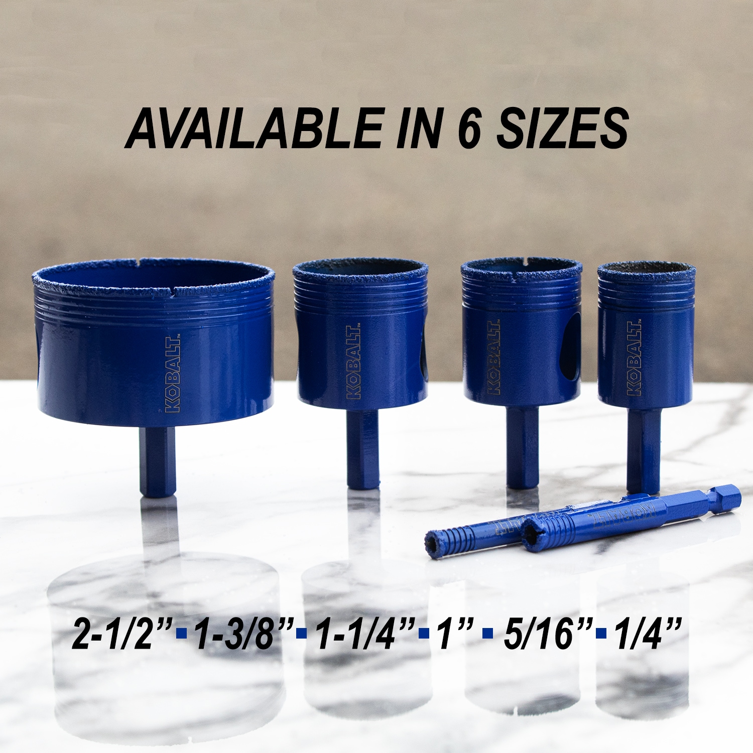 Kobalt HS2-12 Diamond-Core-Drill-Bits - View #8