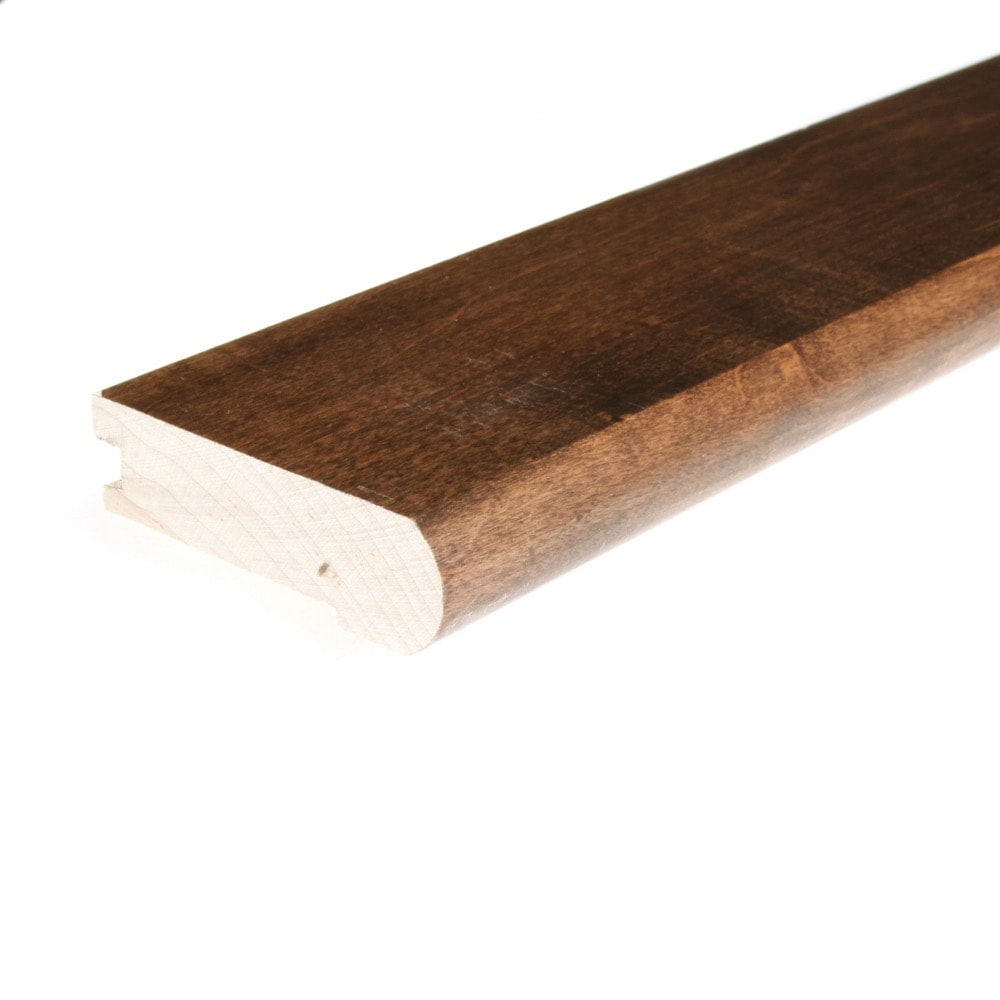 Flexco 778839 Solid Wood Stair Nose 2.75-in x 78-in x 0.75-in Coffee Prefinished Wood Maple Flush Stair Nosing