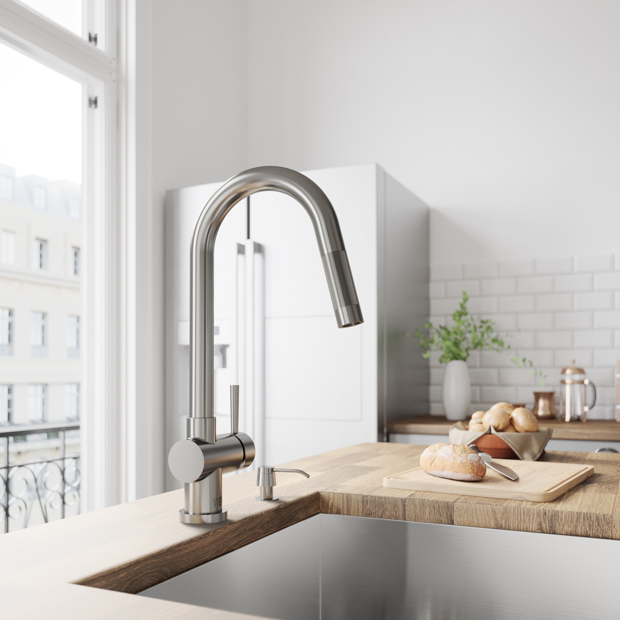 VIGO VG02008STK2 Kitchen-Faucets - View #4
