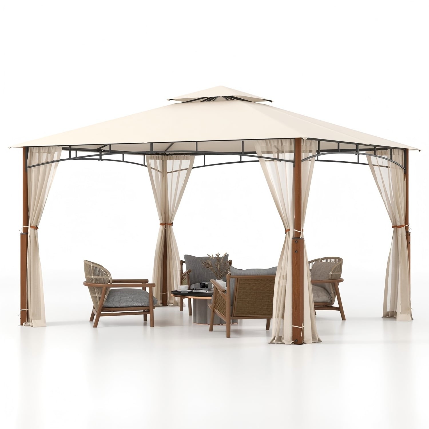 CALVON PTA61BE Wood-Resin-Gazebos - View #12