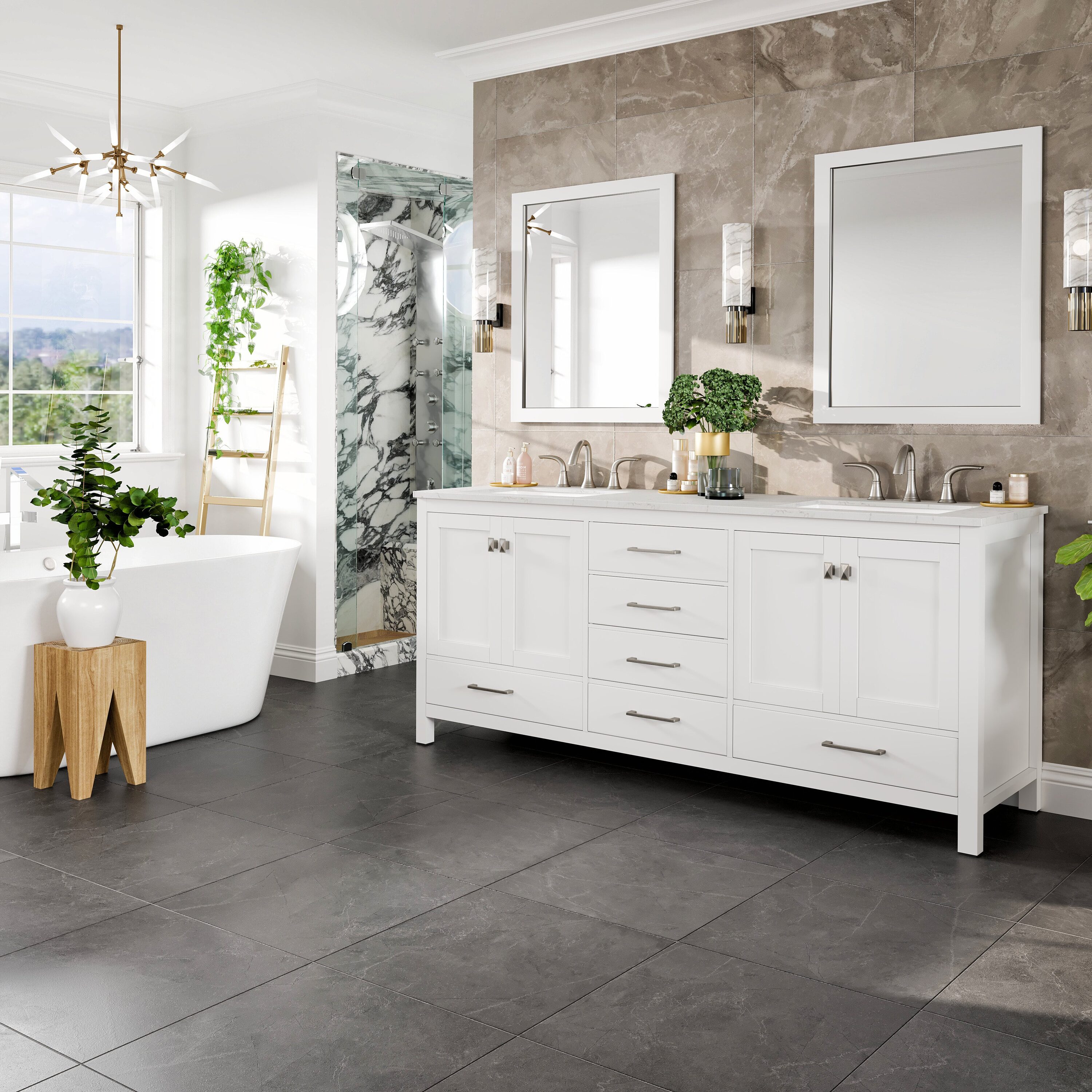 Eviva EVVN412-78WH Bath-Vanity-Combo - View #3