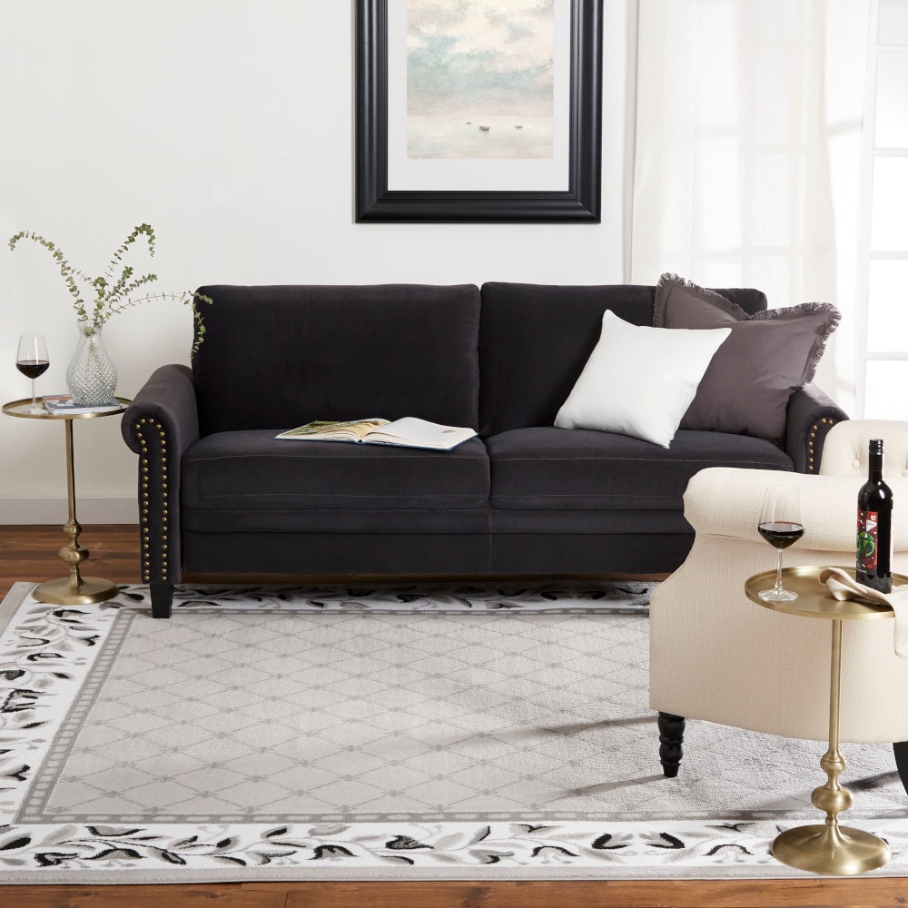 Home Dynamix 3-7015-45 Premium Aydin 4 x 5 (ft) Loomed Polypropylene Gray Rectangular Indoor Geometric Farmhouse/Cottage Area rug