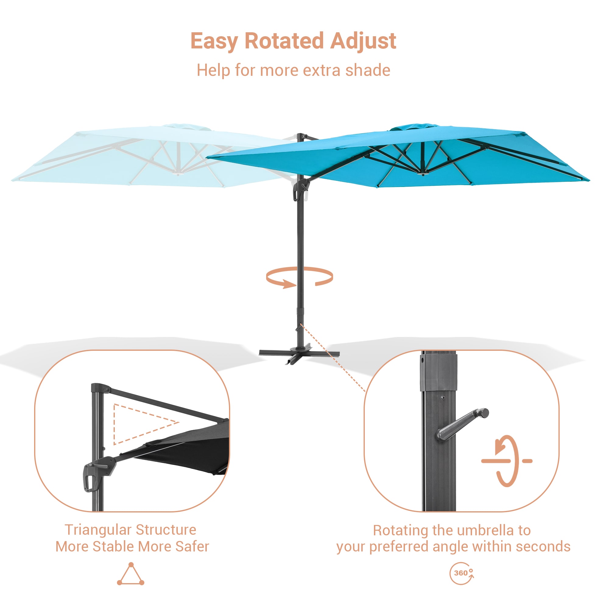 Sonkuki SD-ZD2735LB Umbrellas-2 - View #6