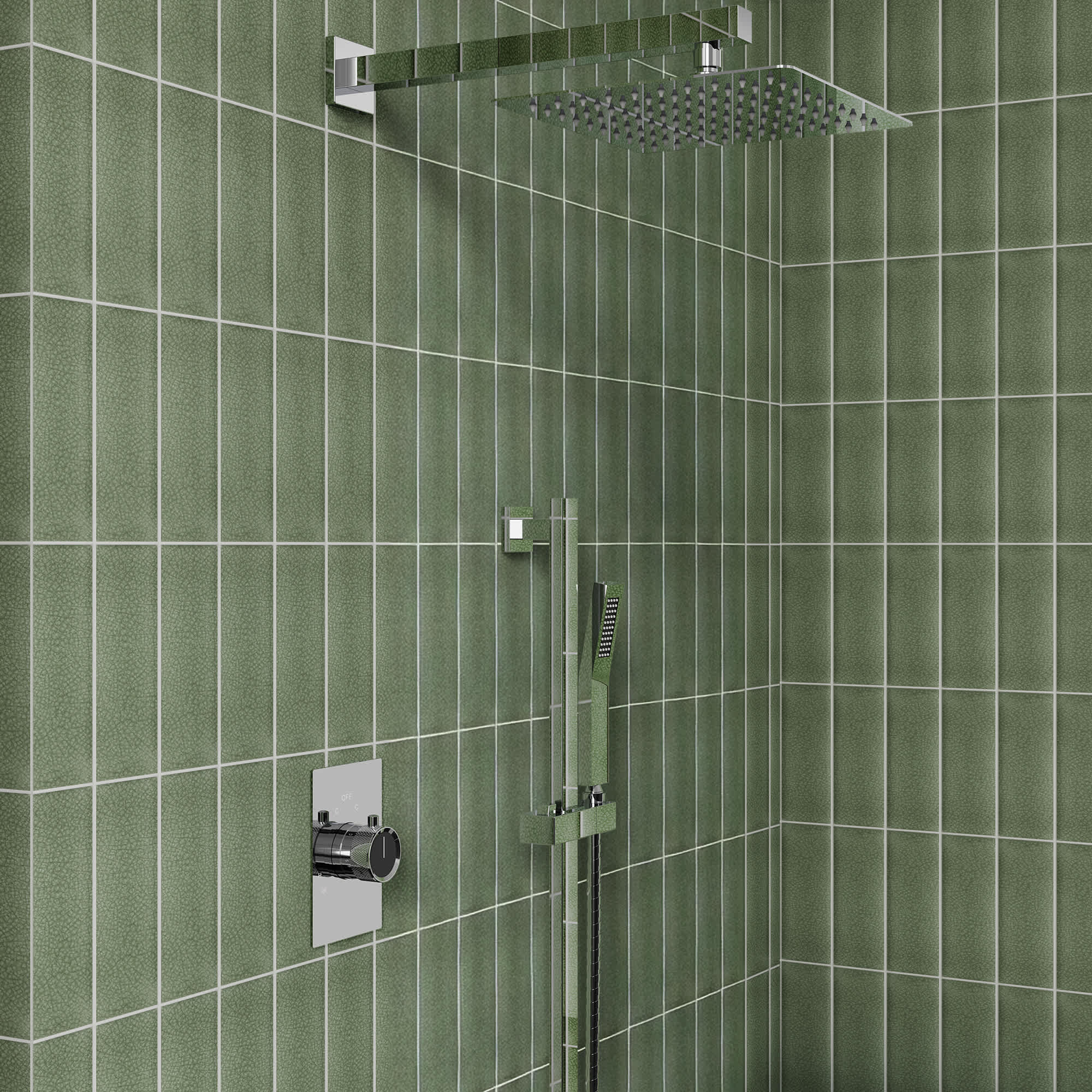 EVERSTEIN SFS-1036-CH10 Showerhead-Bar-Panels - View #15