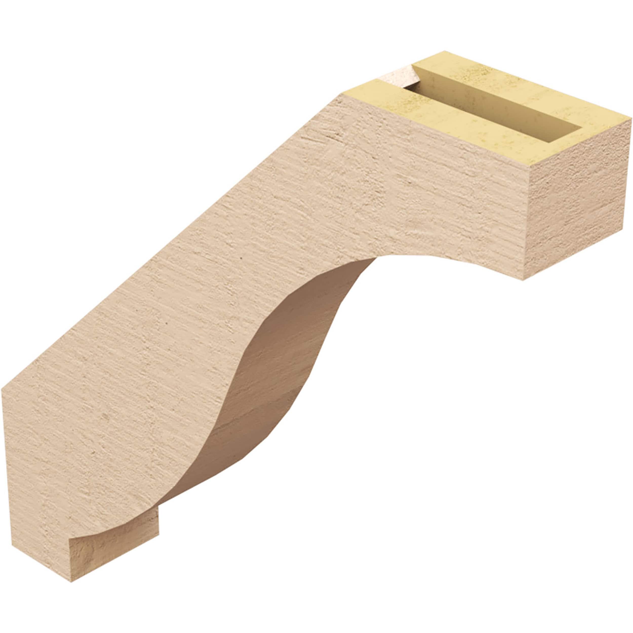 Ekena Millwork BRCUR03X16X16BKRRCPR braces - View #12