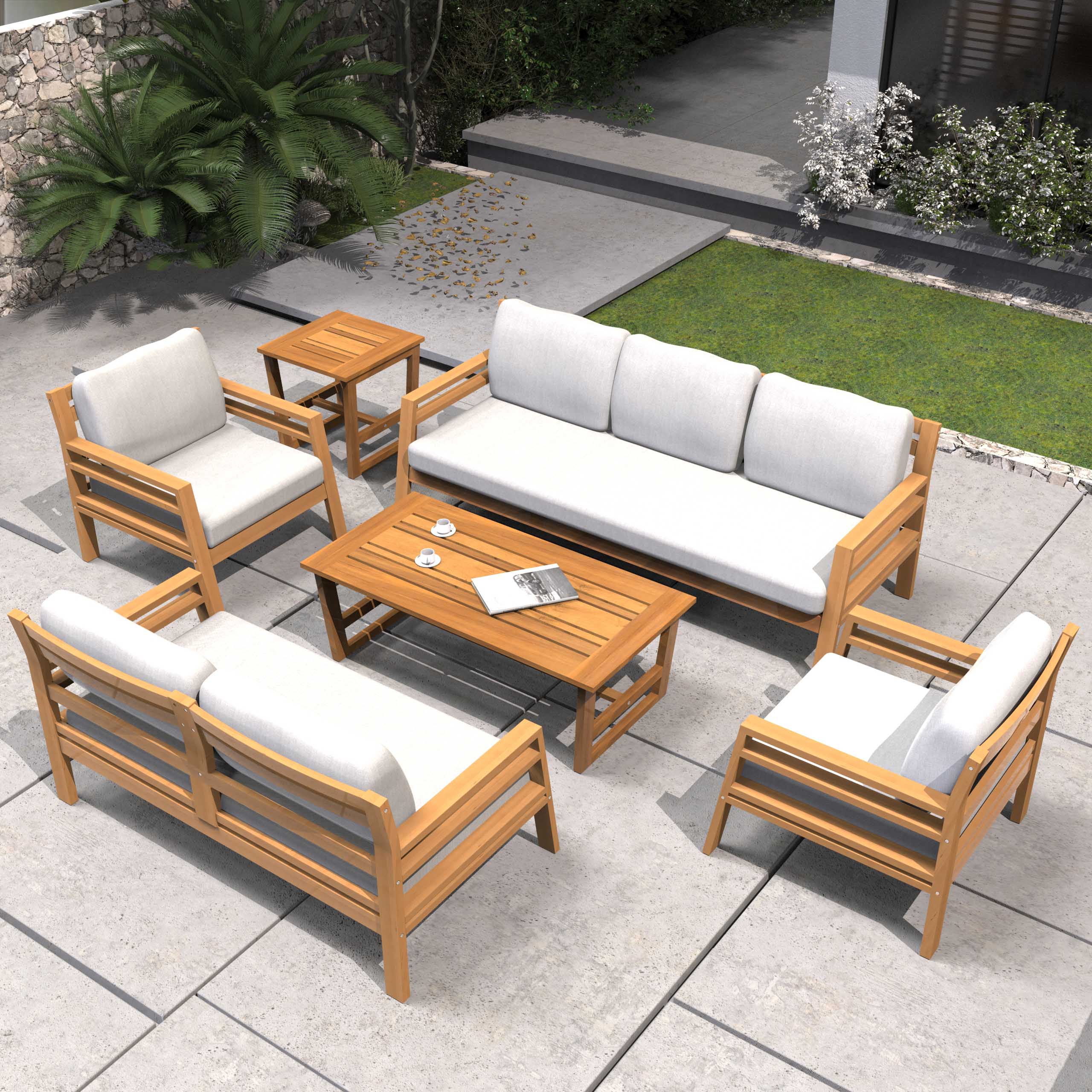 Direct Wicker DWS-2520 Patio-Conversation-Sets - View #2