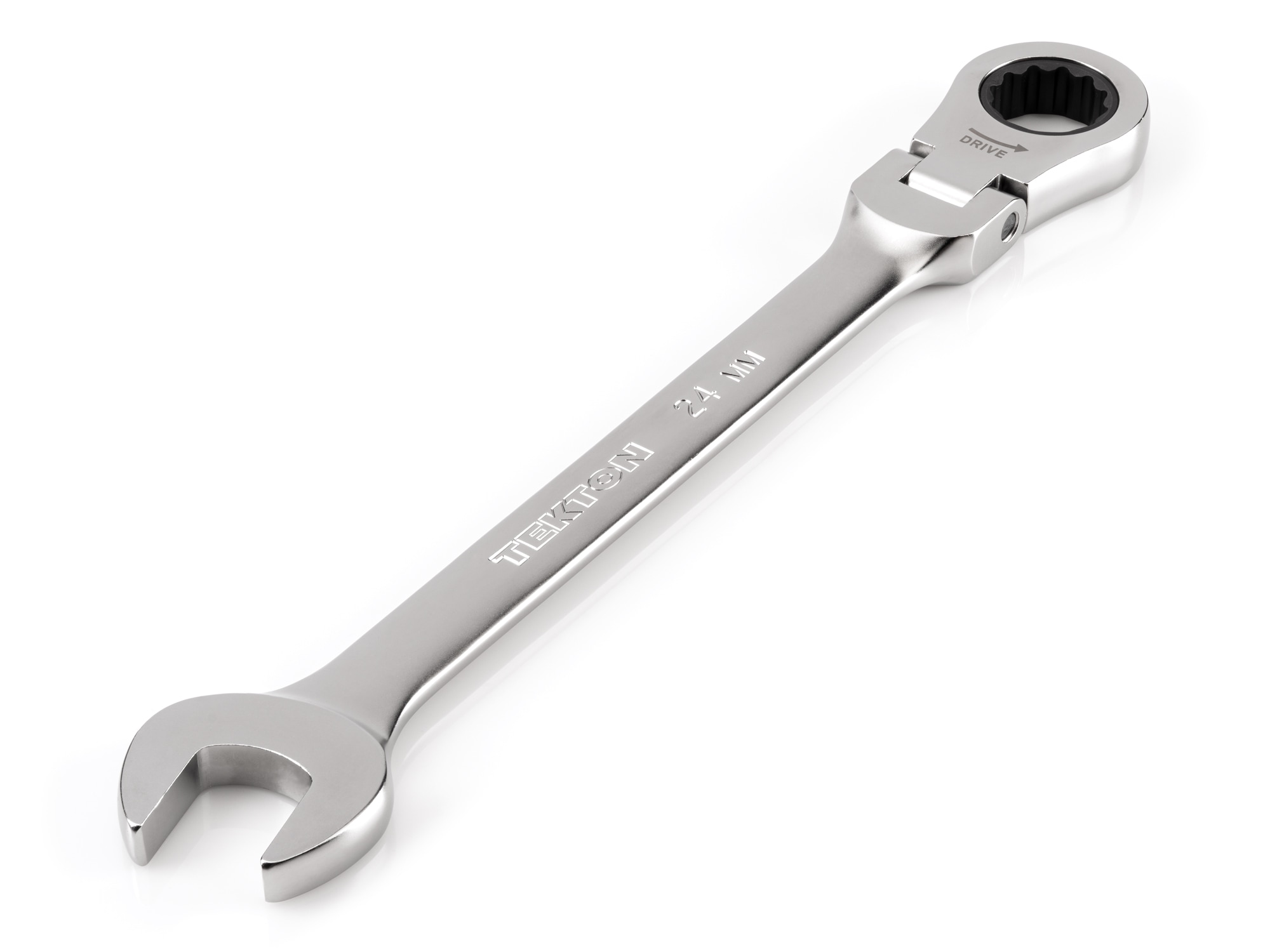 TEKTON WRC26424 24mm Metric Flexible Head Ratchet Wrench