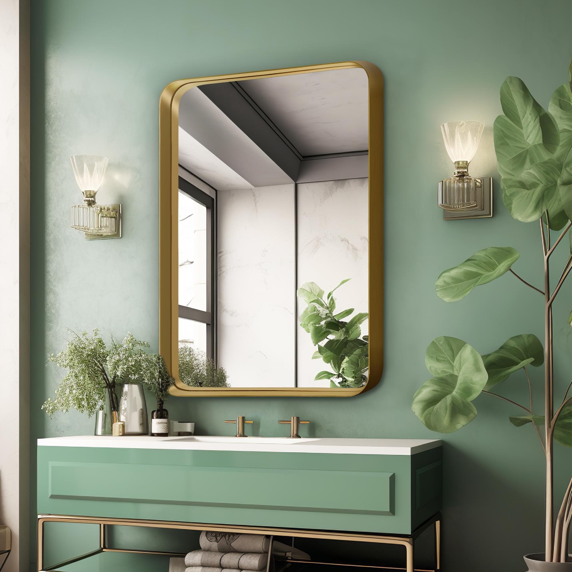 Bayfeve BF-264102-MIR Framed-Bath-Mirrors - View #4