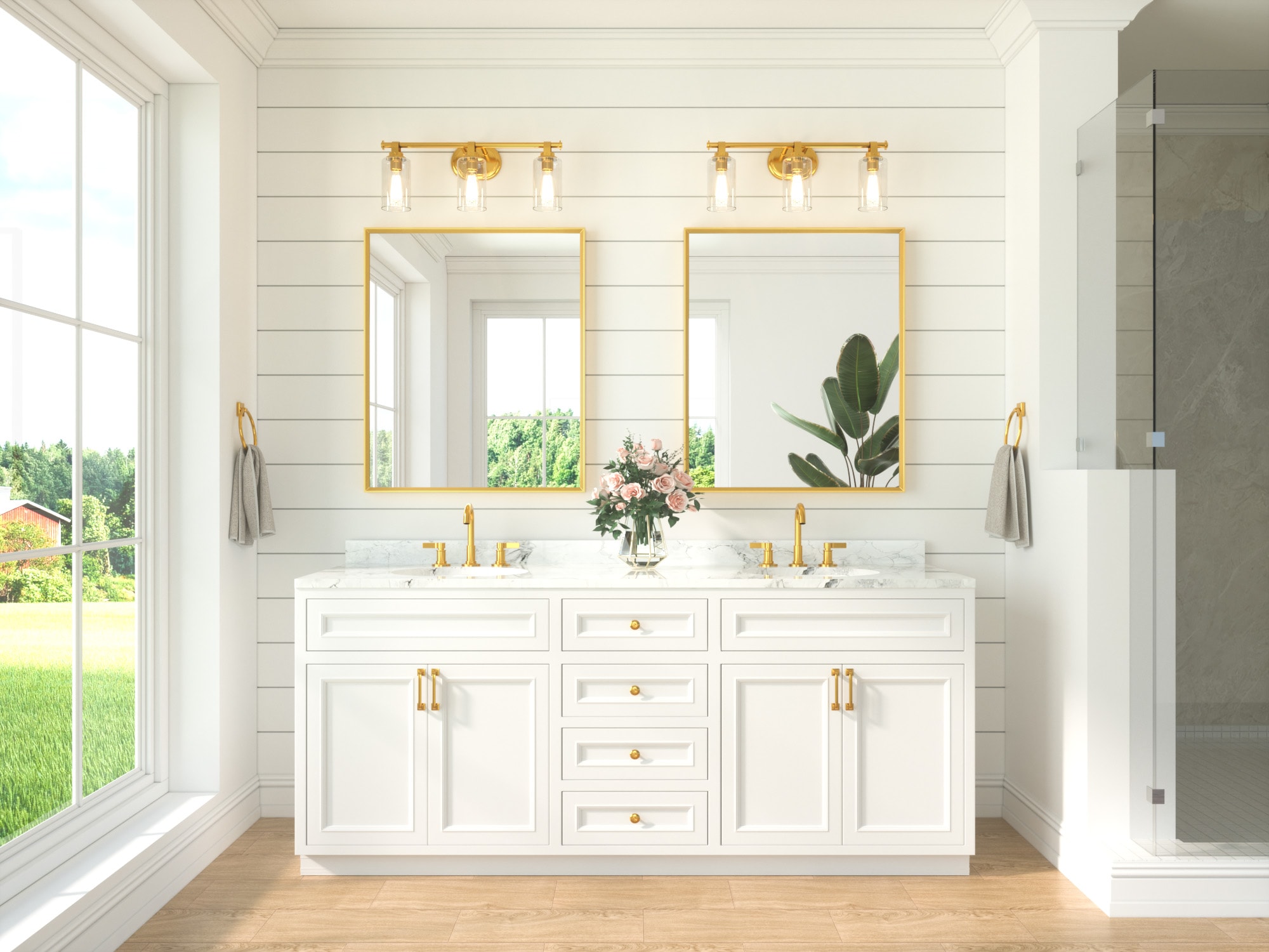 TETOTE LSC-TE-3036SG-B53 Framed-Bath-Mirrors - View #2