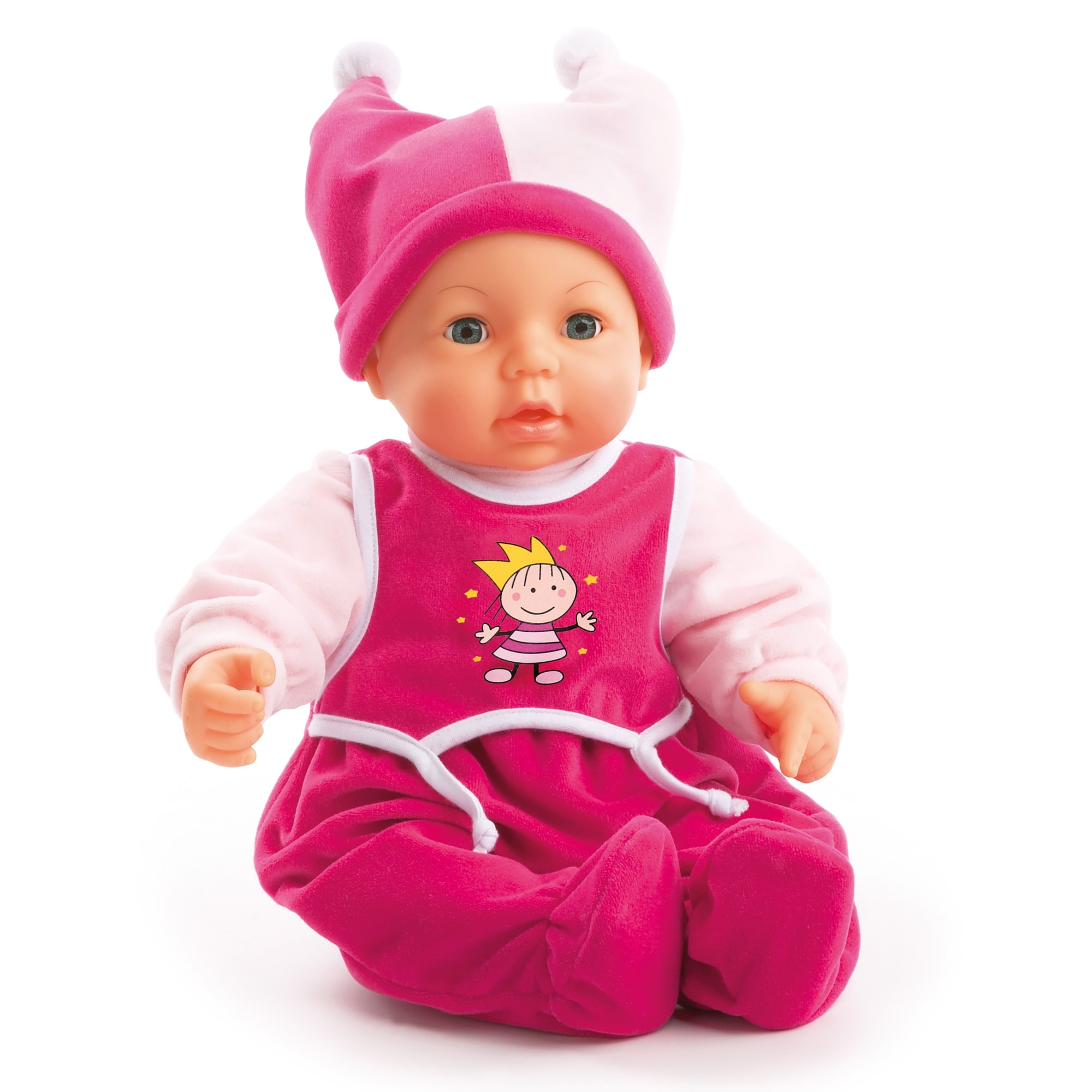 Bayer Hello Baby Soft-Bodied Doll with Sleeping Eyes - Interactive