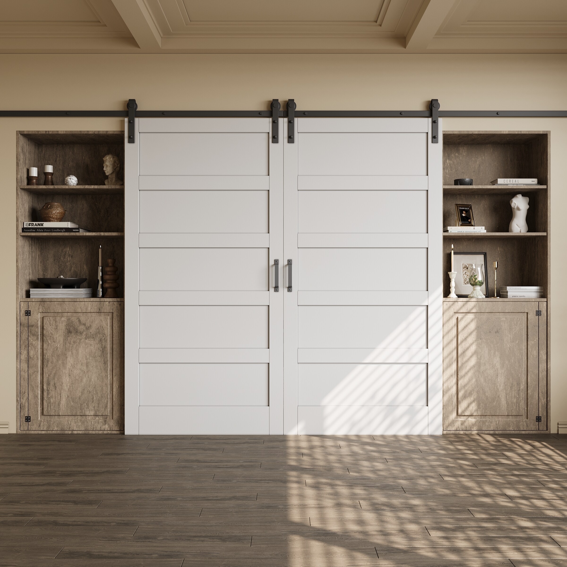 JUJUBON IN-BDWT-BD1-5L-96 Barn-Doors - View #2