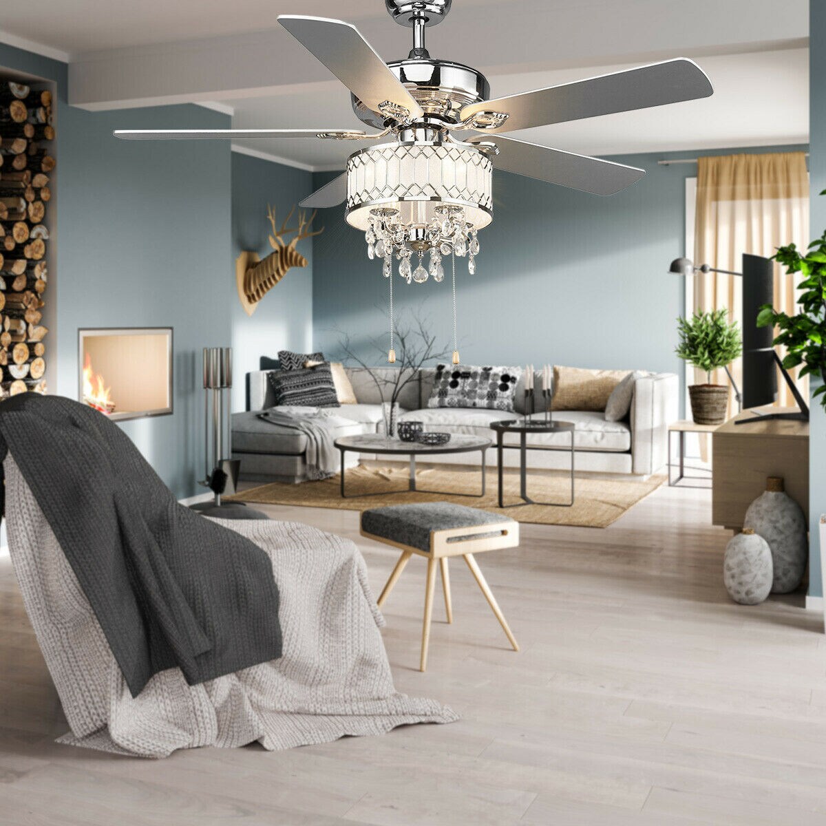 WELLFOR DZJ24375SL Ceiling-Fans - View #6