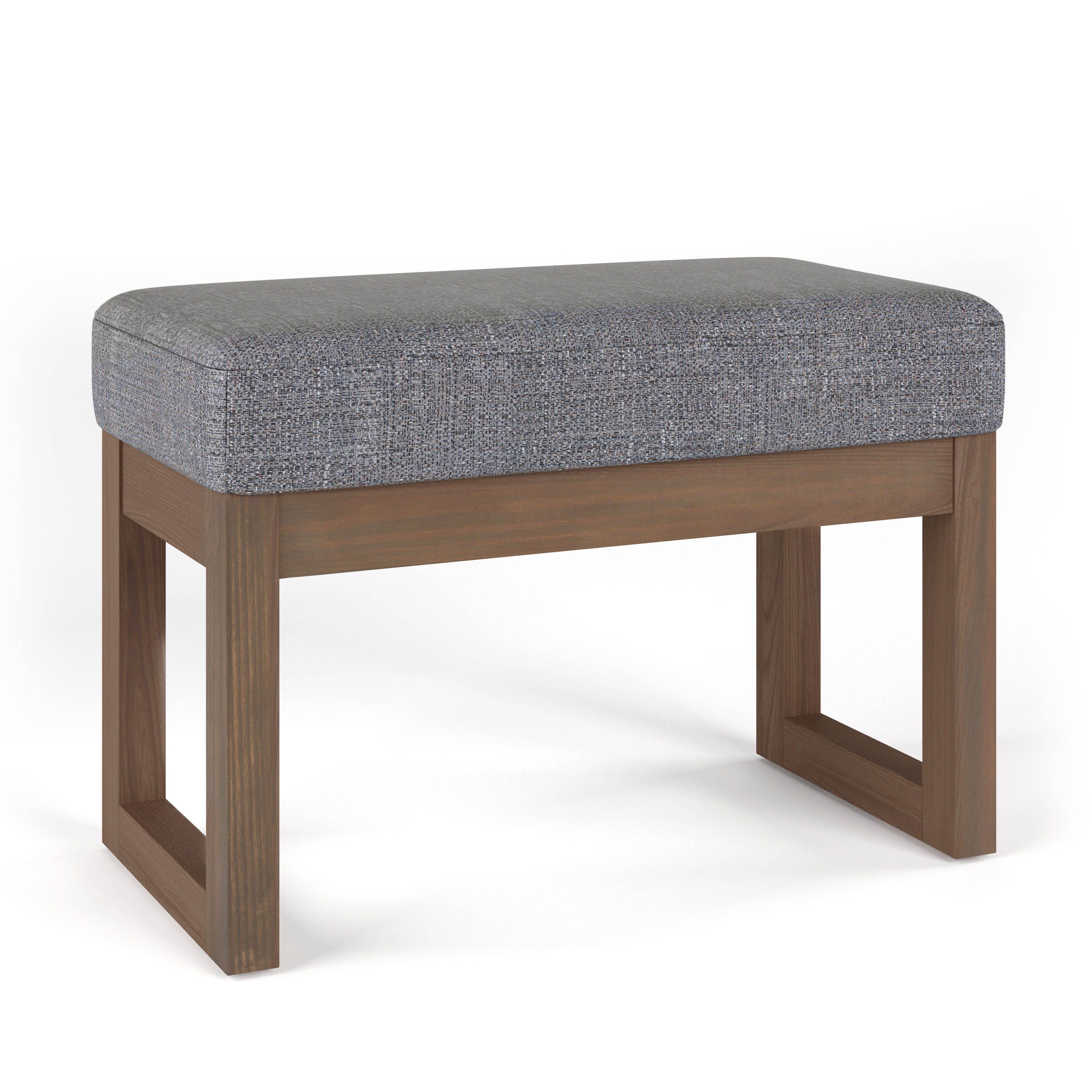 Simpli Home AXCOT-252S-PGR Milltown Modern Pebble Grey Storage Ottoman