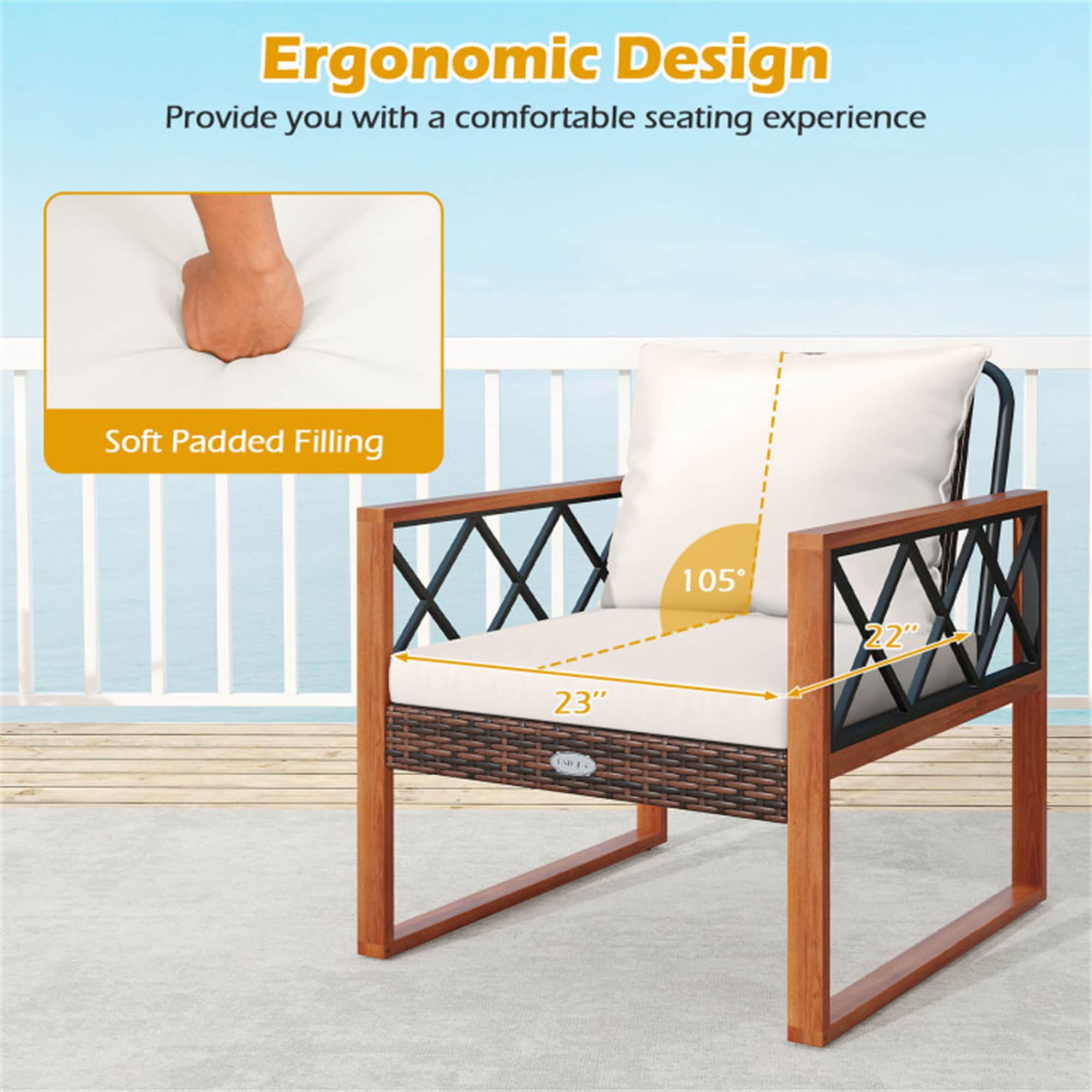 BABOOM BOM-22AAAORGO Patio-Conversation-Sets - View #9