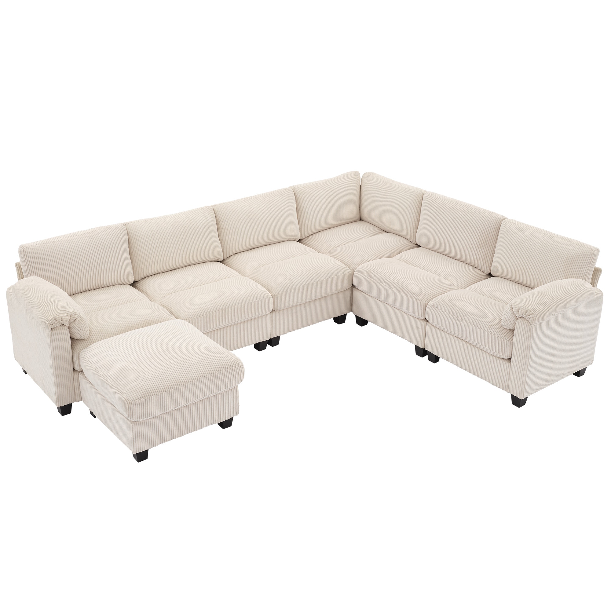 JEAREY DSRSF-WH-SR Sofas-Loveseats - View #7