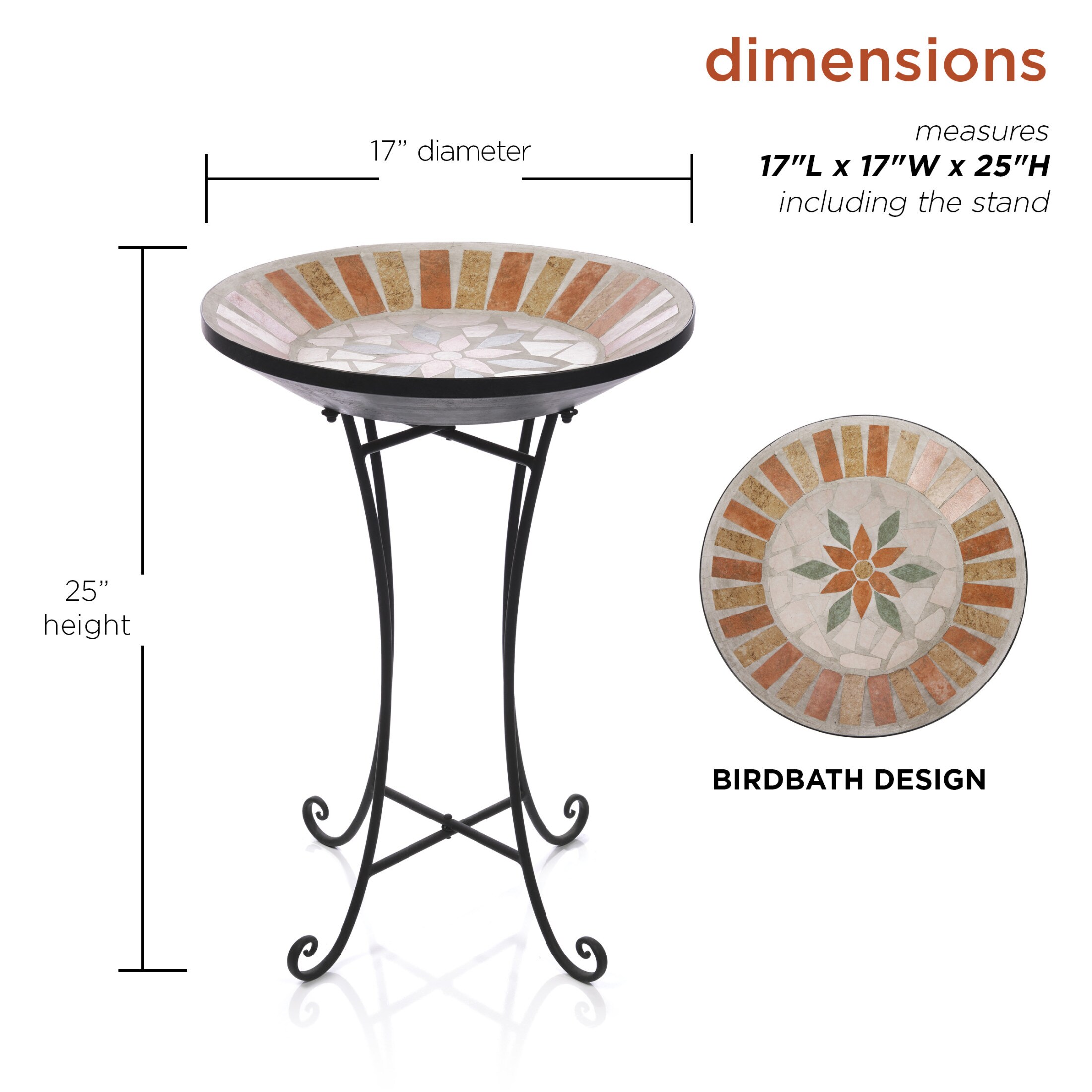 Alpine Corporation JFH920 birdbaths - View #10