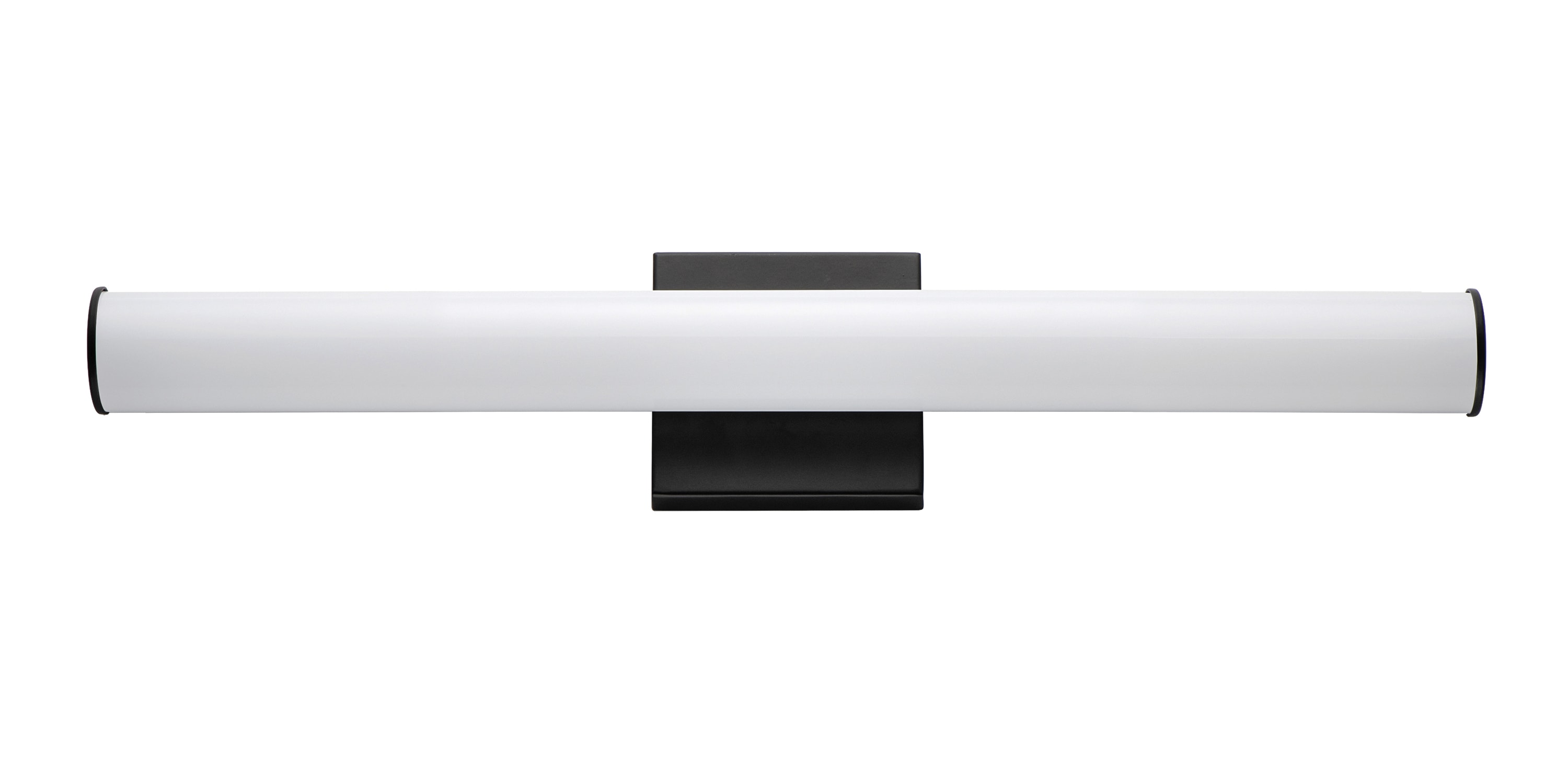 Maxim Lighting 52102BK Rail 24-in 1 -Light Matte Black Integrated LED Modern/contemporary Vanity light bar