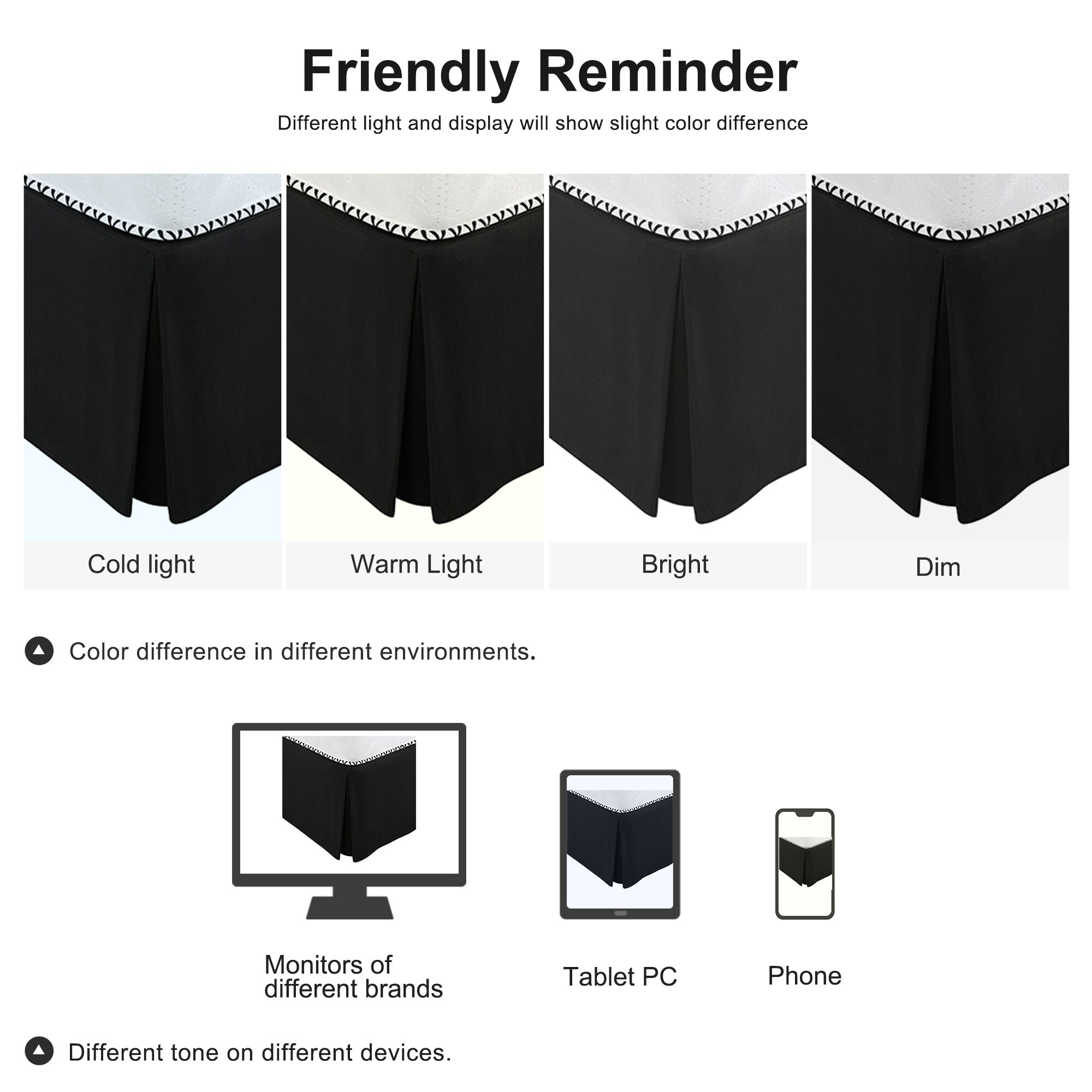 Unique Bargains S25111800UX3584 Bed-Skirts - View #7