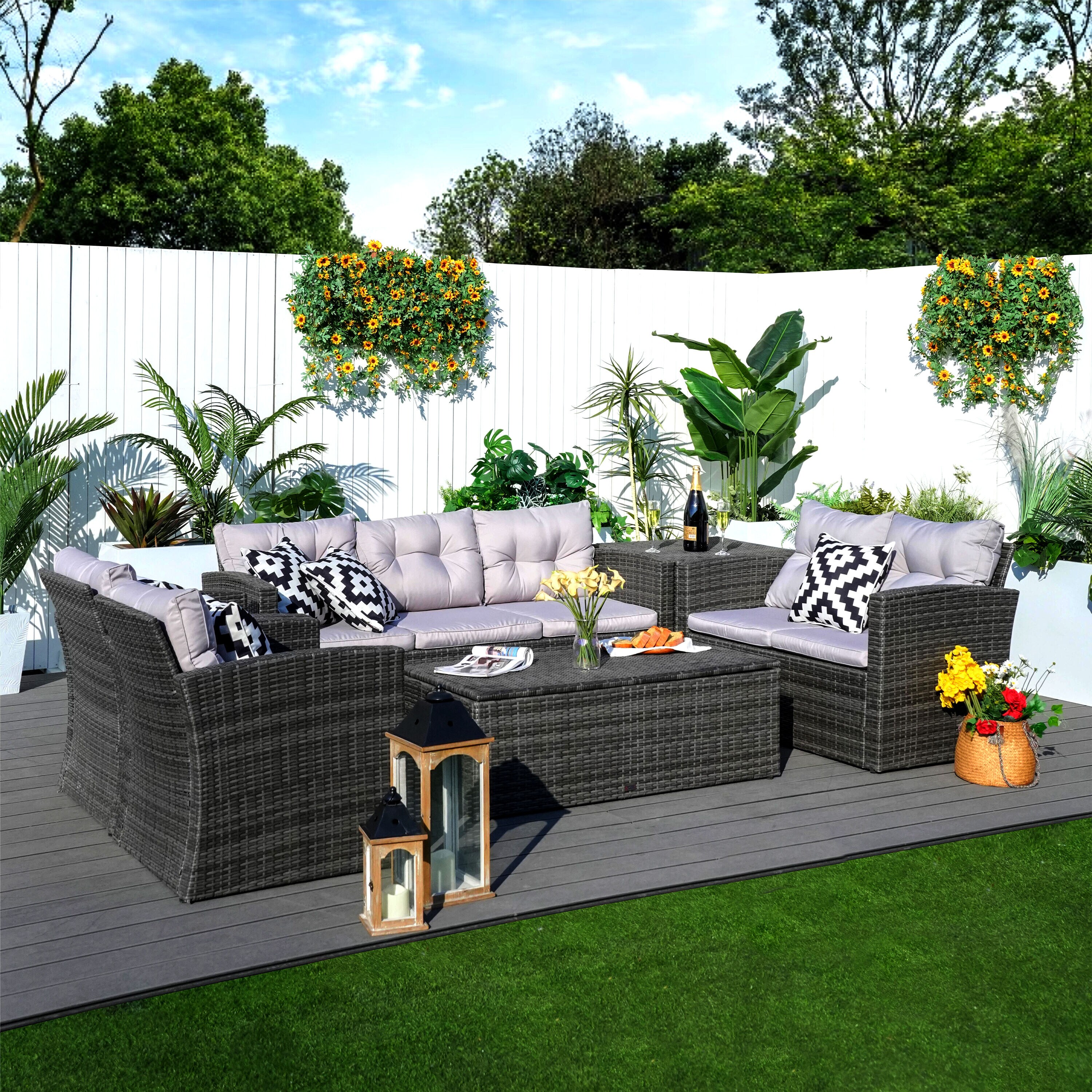 Moda Furnishings MOS-1503-G Patio-Conversation-Sets - View #12