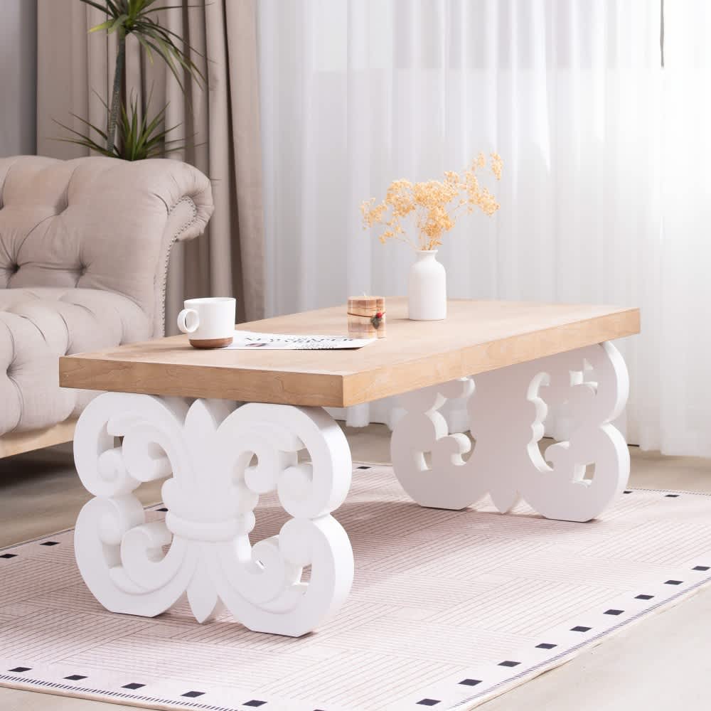 Coolbibila AIDEN-COFFEE-WHITE Coffee-Tables - View #4
