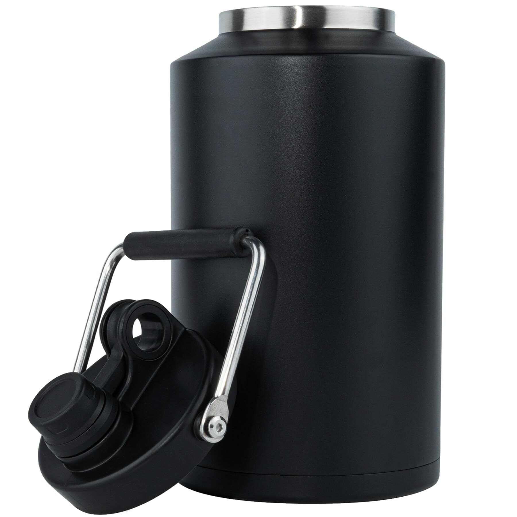 Phewnyzo -  Insulated Stainless Steel Gallon Bottle 128oz Double Vacuum Wide Mouth Sweat Proof Ha...