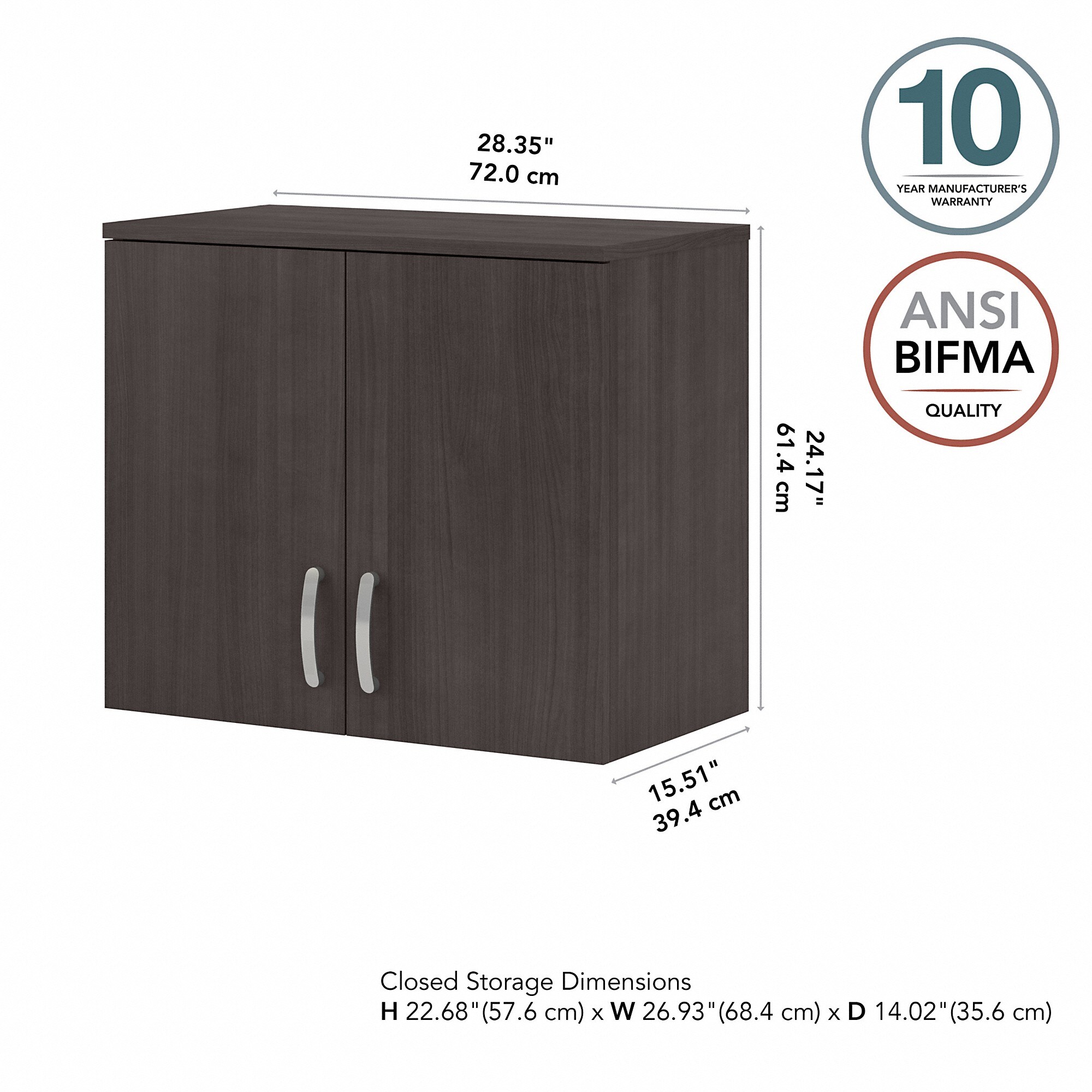 Bush Business Furniture UNS428SG Utility-Storage-Cabinets - View #6