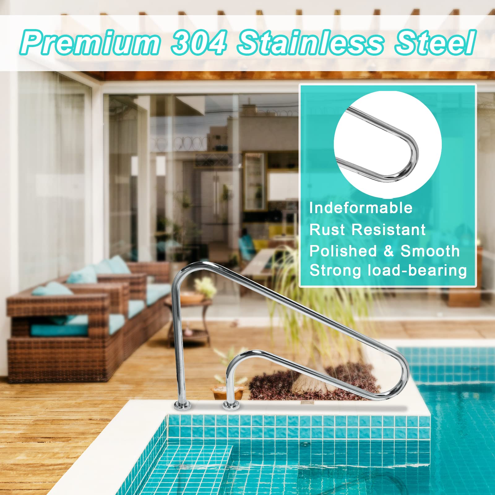 Misopily LMS0627M032 Above-Ground-Pool-Lad-Steps - View #2
