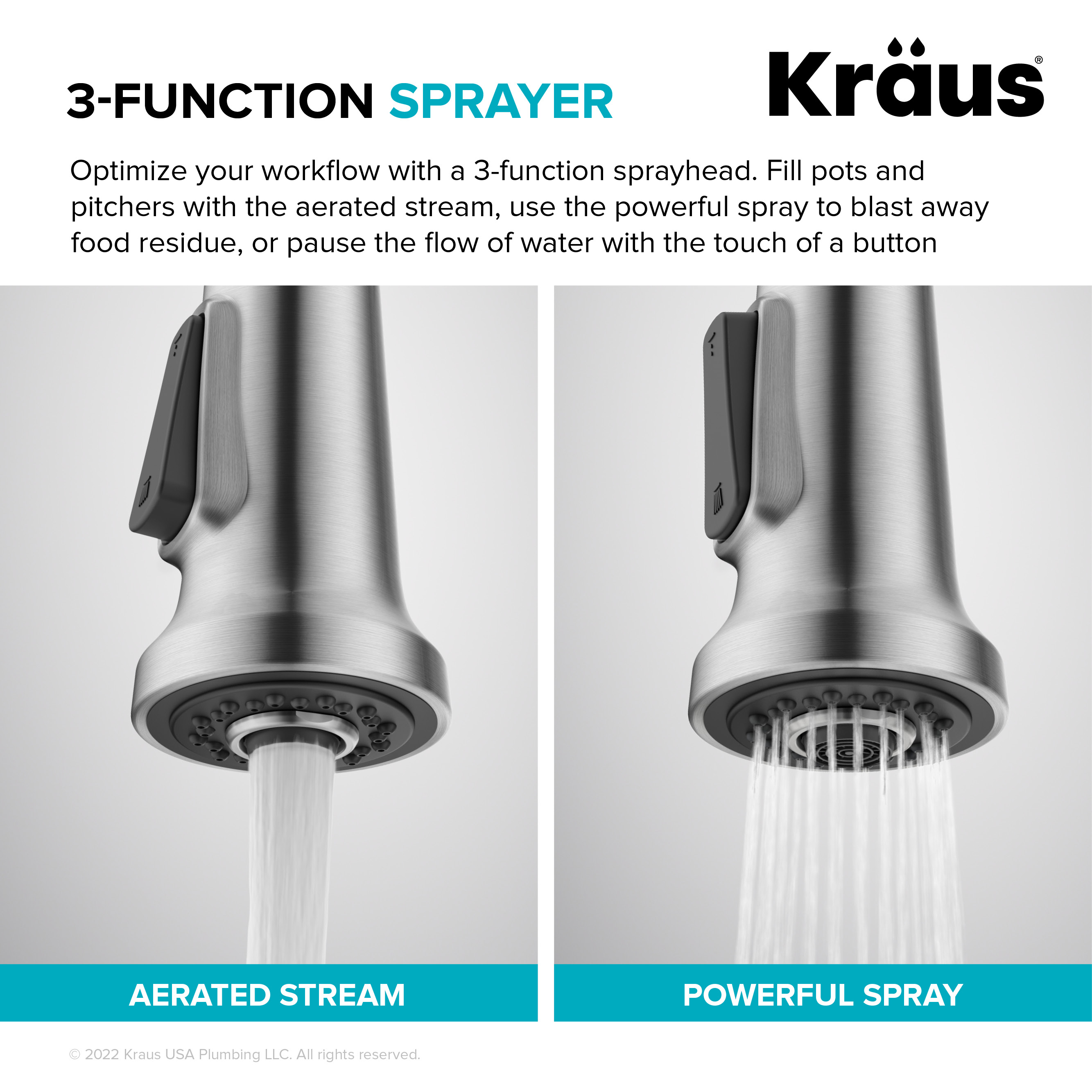 Kraus KPF-1691MBSFSB Kitchen-Faucets - View #8