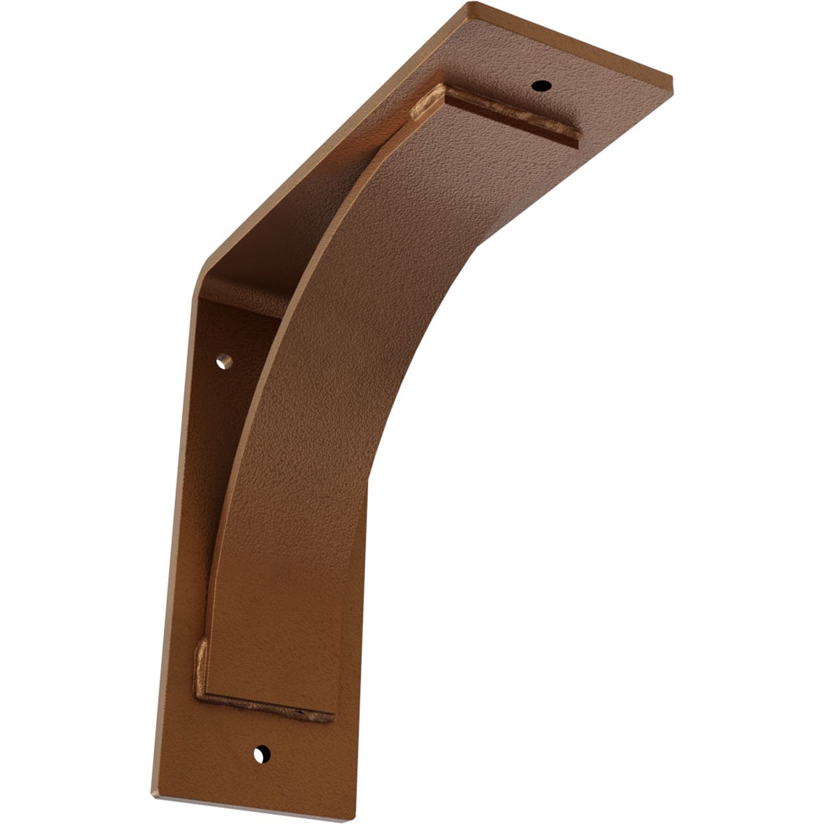 Ekena Millwork BKTM03X08X08MOHCO Morris Morris 8-in x 3-in x 8-in Copper Steel Mounting bracket