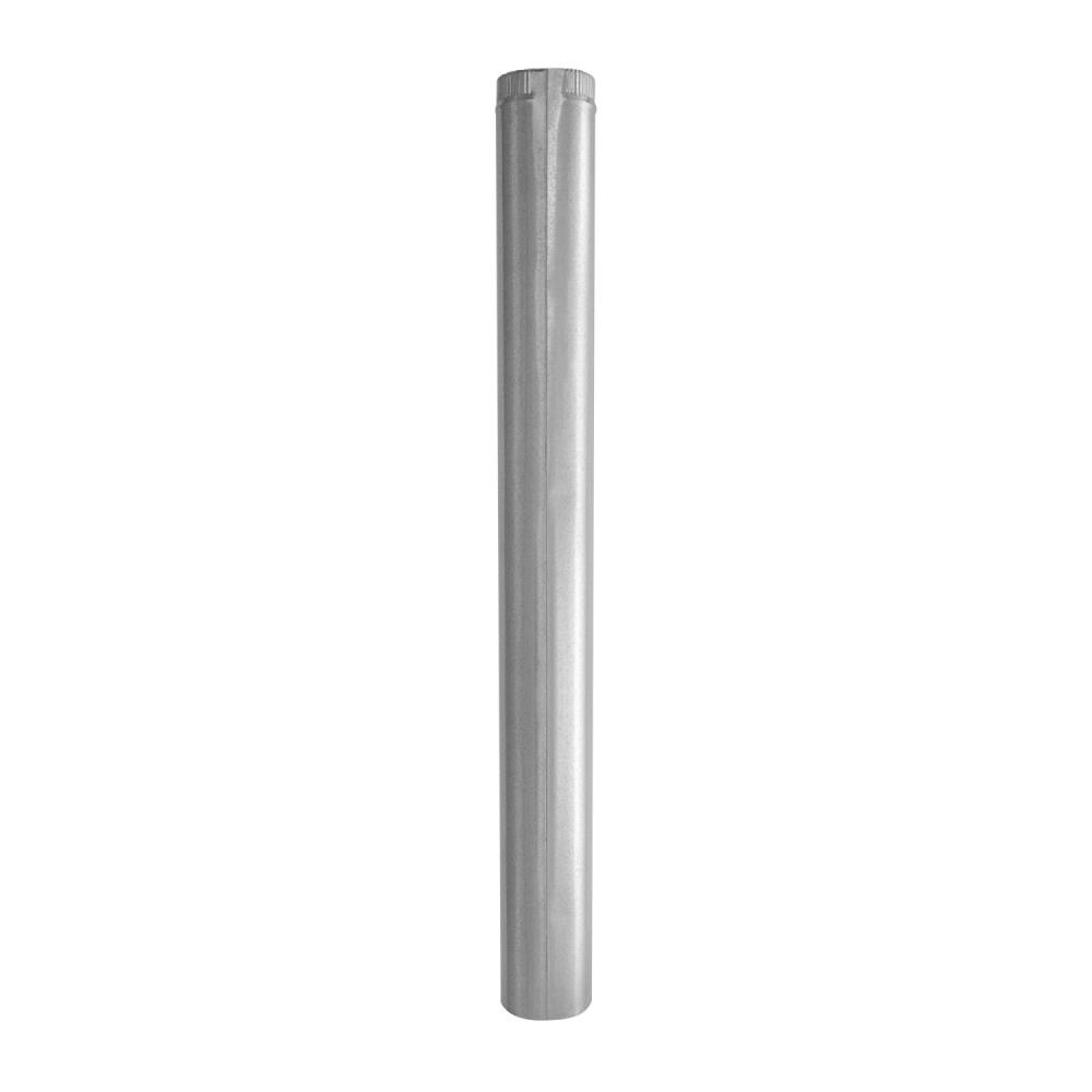 IMPERIAL 6-in x 60-in 30 Gauge Galvanized Steel Round Duct Pipe