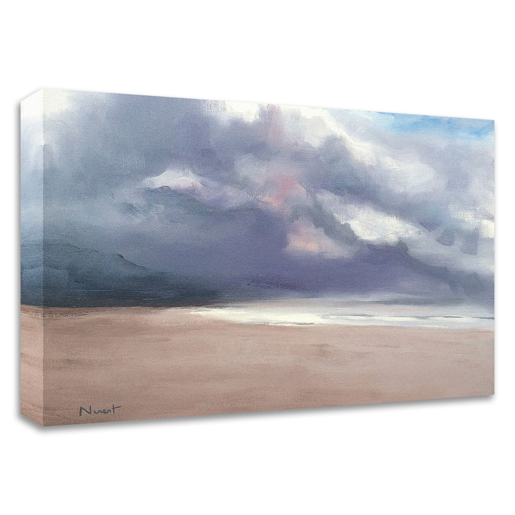 Tangletown Fine Art 8N275DC-2114 Menace Clement Nivert 14-in H x 21-in W Coastal Print on Canvas