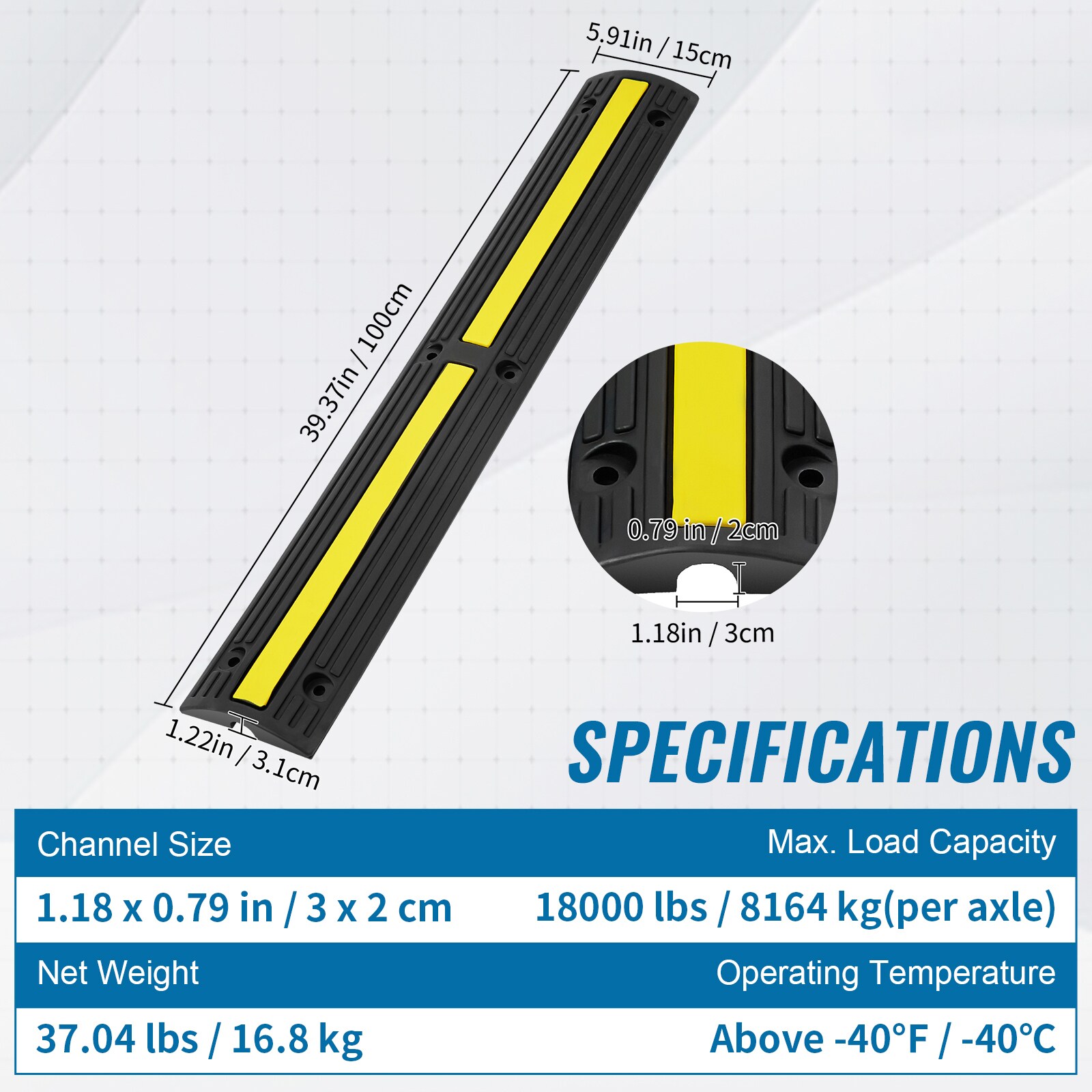 VEVOR SCXXJSDDLBHQ01481V0 Cord-Surface-Raceway - View #7