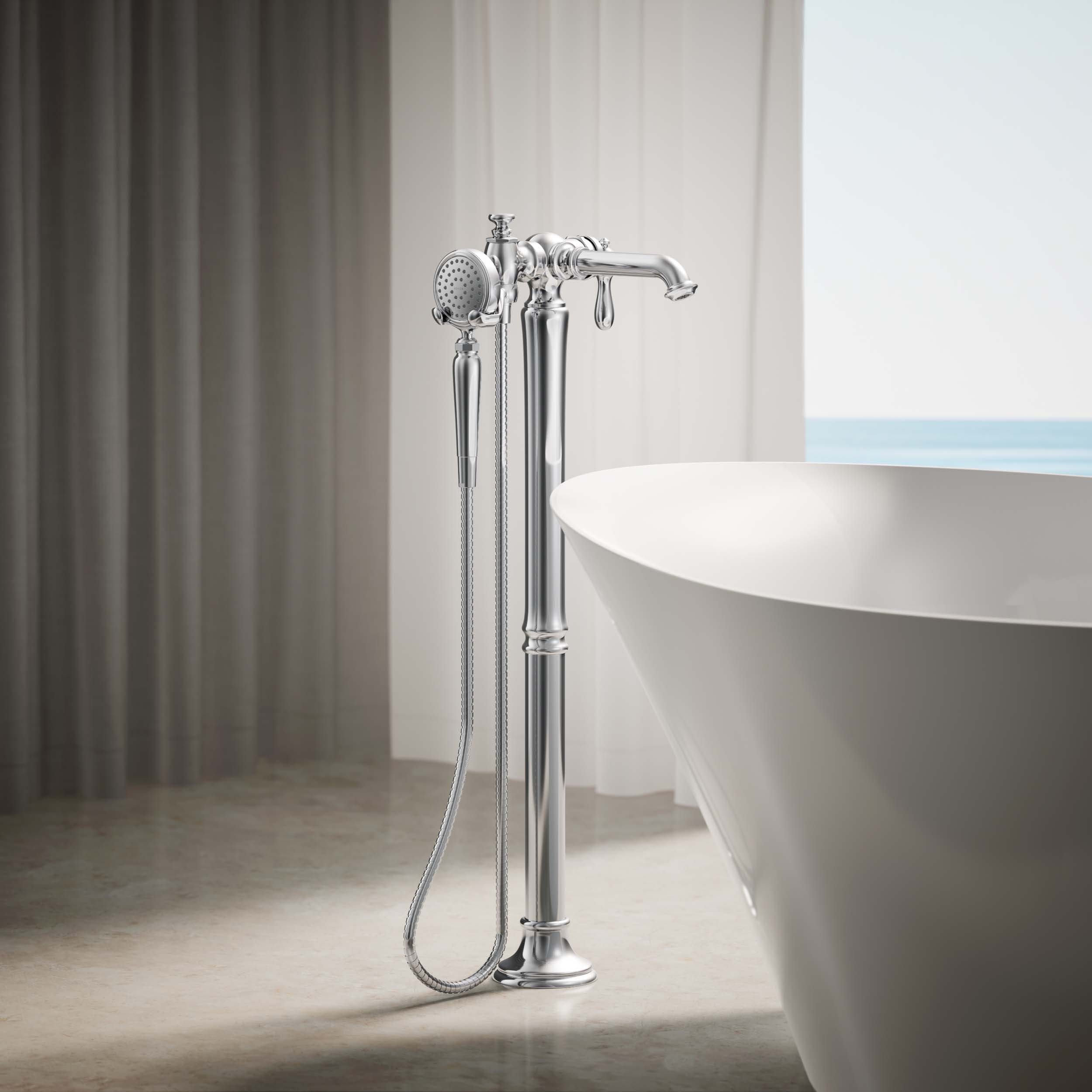 KOHLER K-T72790-9M-CP Roman-Tub-Faucets - View #2
