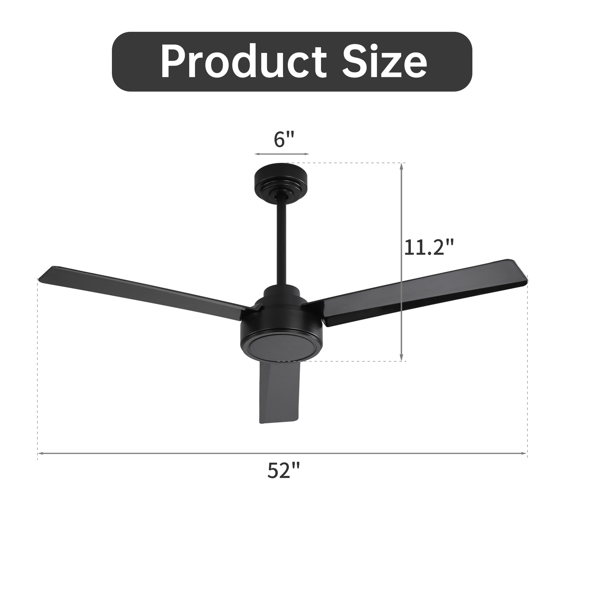 Cuschoice MDHK1-60-CF Ceiling-Fans - View #6