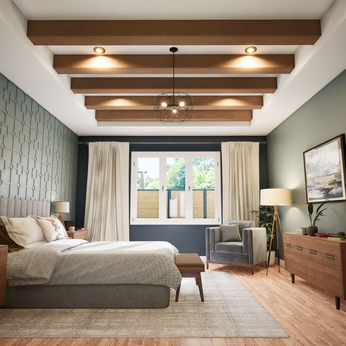 Ekena Millwork BMRC3C0040X060X096TF Faux-Beams - View #7