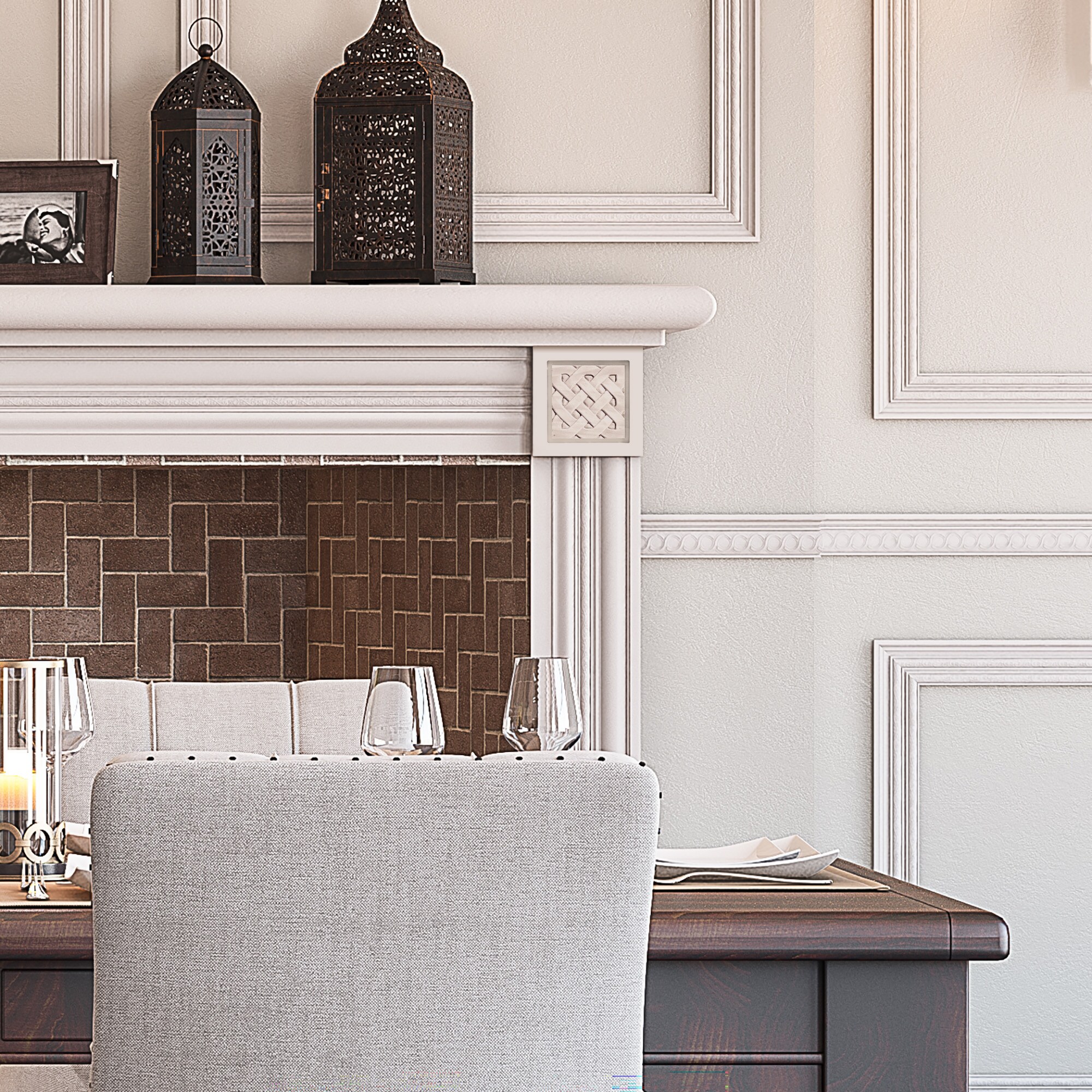 Ornamental Mouldings 1652CWHW Moulding-Blocks - View #2