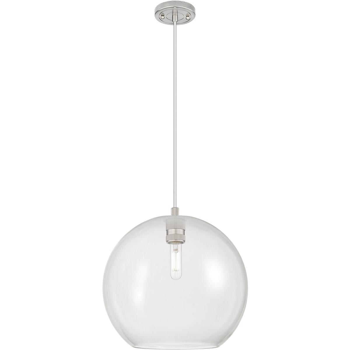 Innovations Lighting 2869751 434-1P-SN-G122-12 Crown Point Pendant Satin Nickel