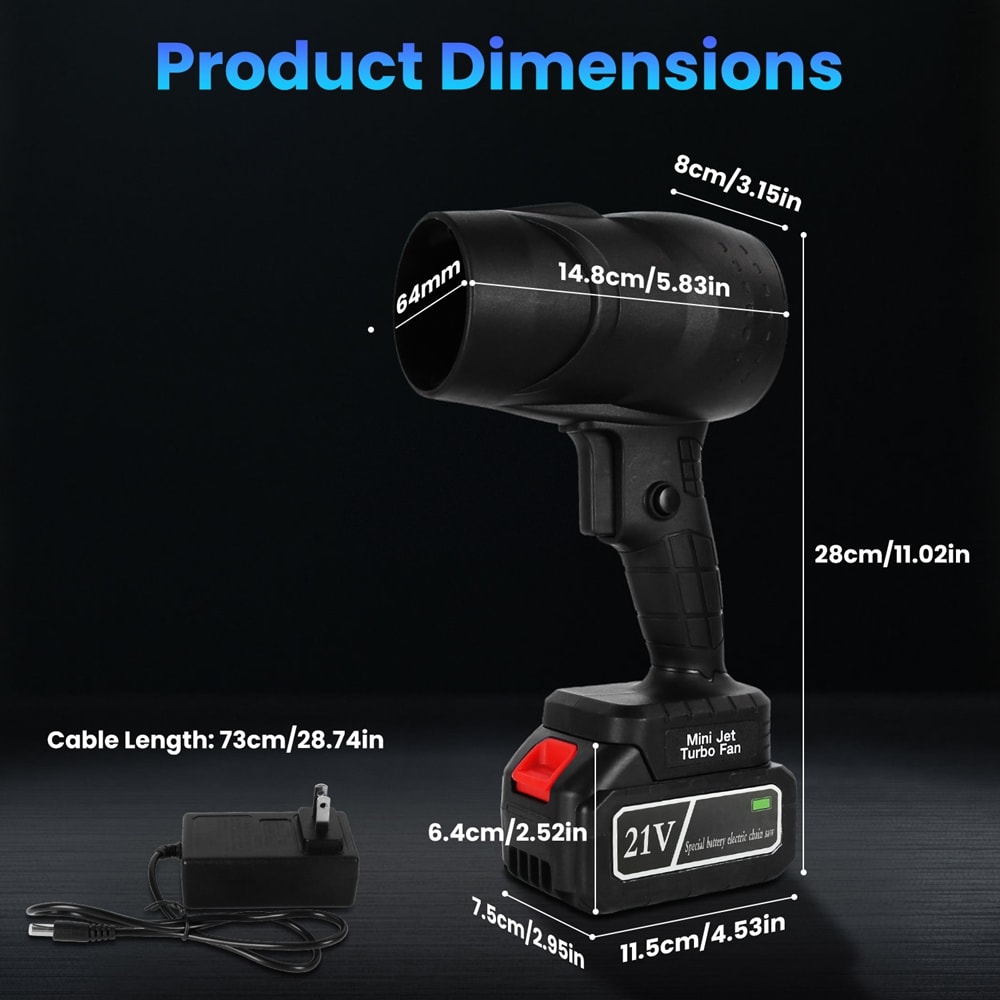 SUNOYAR BEZIFILSOT Cordless-Electric-Blowers - View #2
