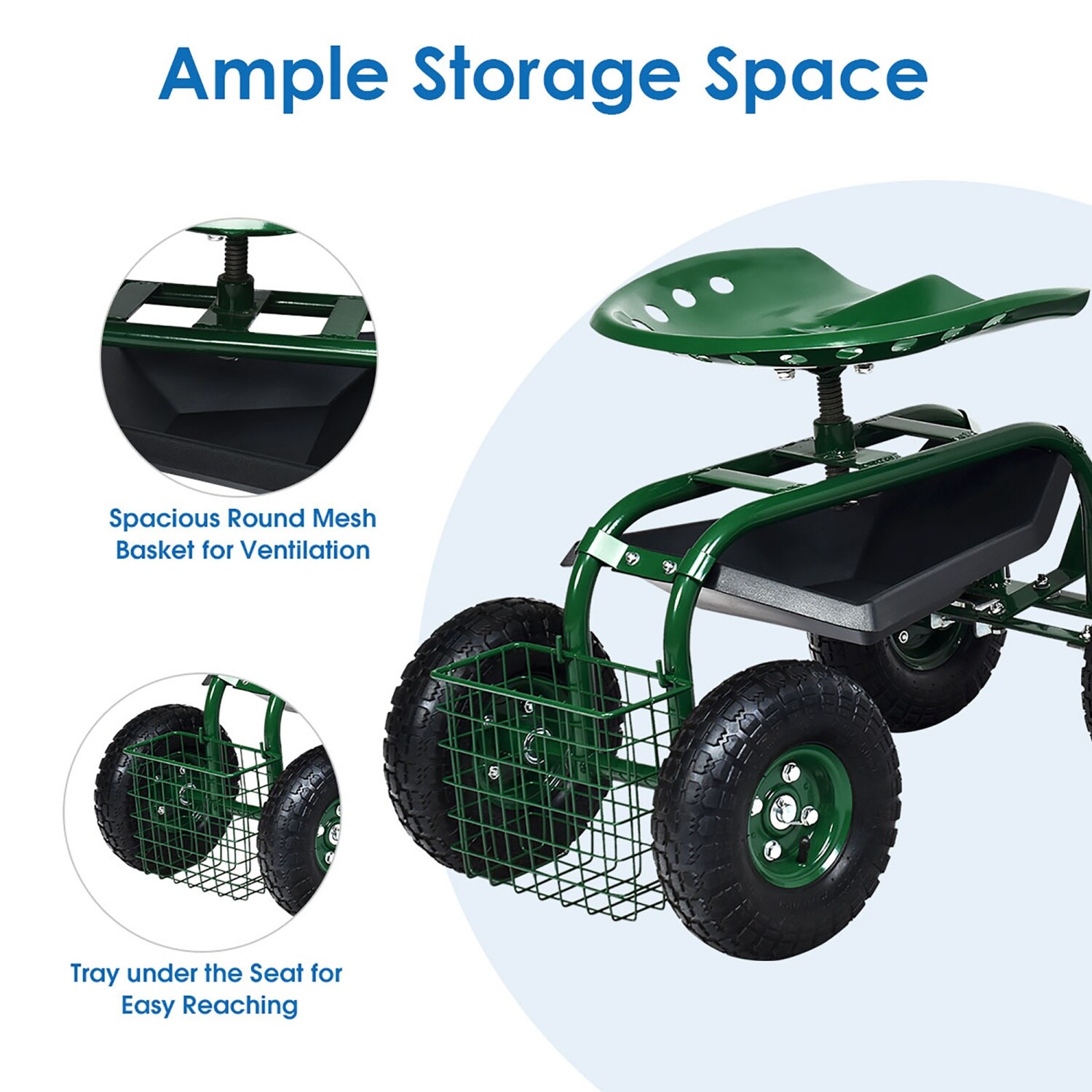 Costway CSHY005191 Yard-Carts - View #6