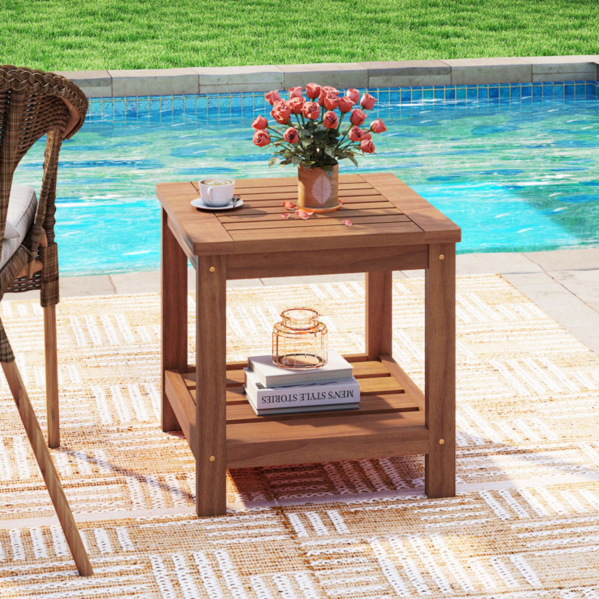 Clihome CWCH-OP70304OR Patio-Tables - View #2