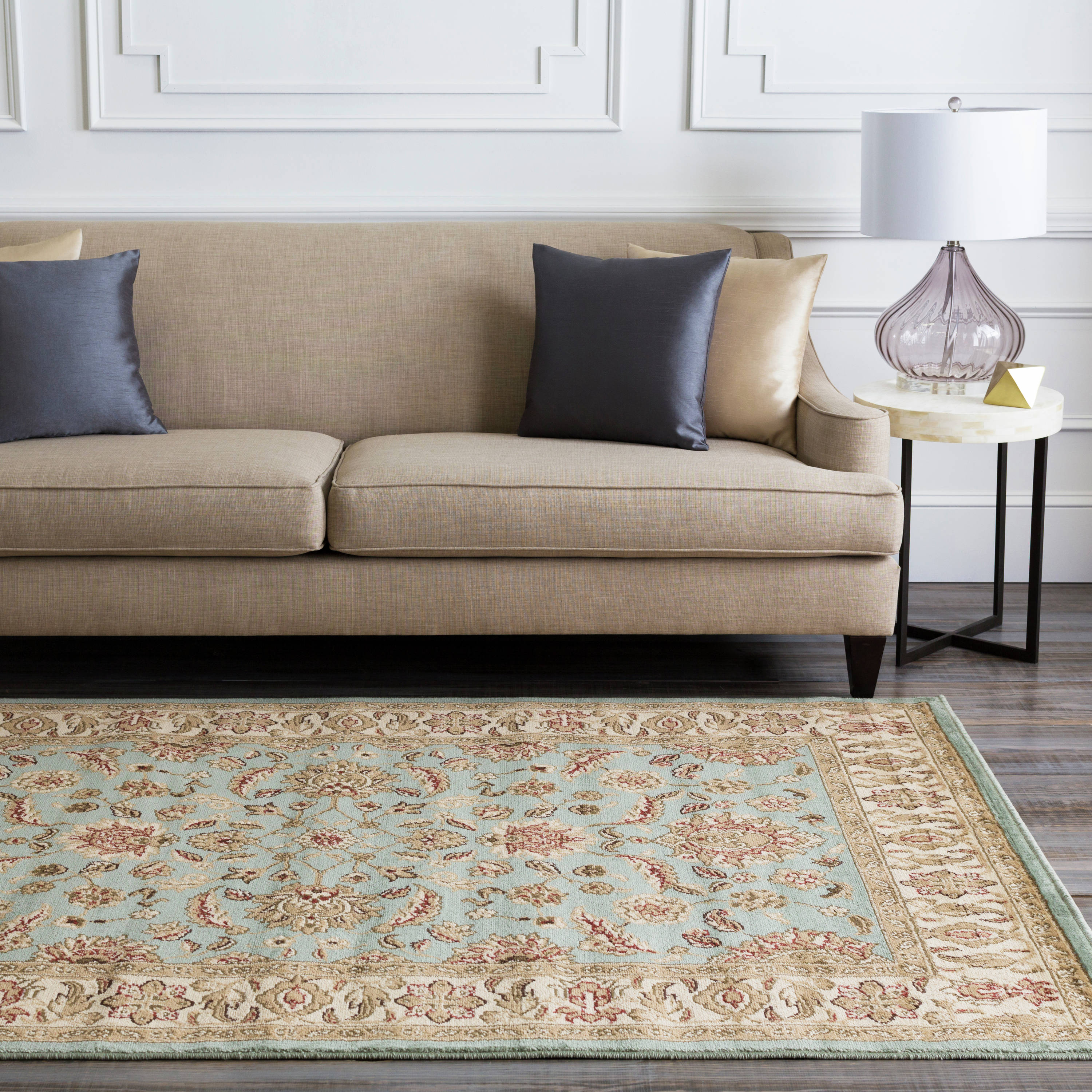 Surya PAR1028-810129 Paramount 9 X 12 (ft) Sage Indoor Medallion Oriental Area Rug