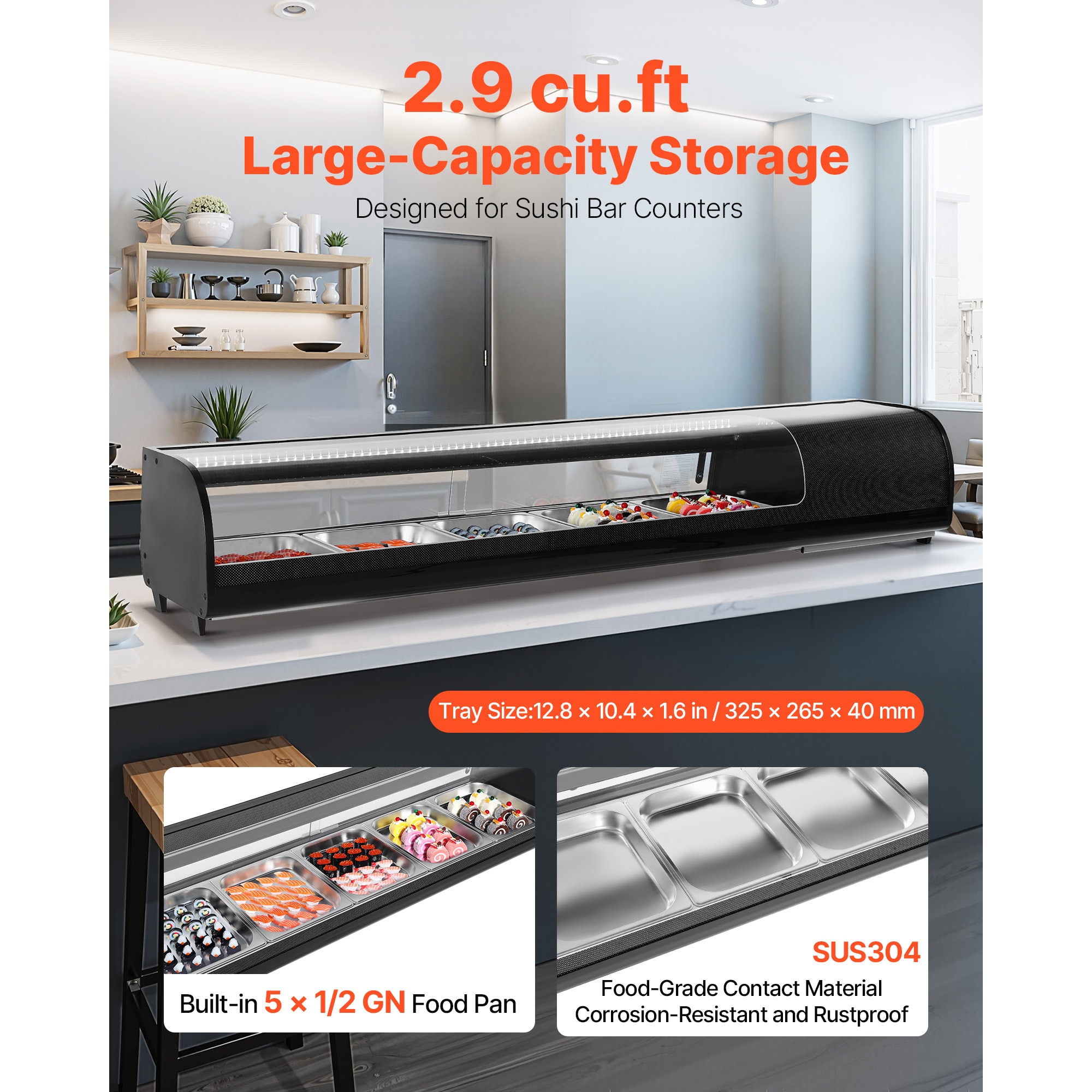 VEVOR SCLZSSZSJTSY14756V1 Commercial-Refrigerators - View #2