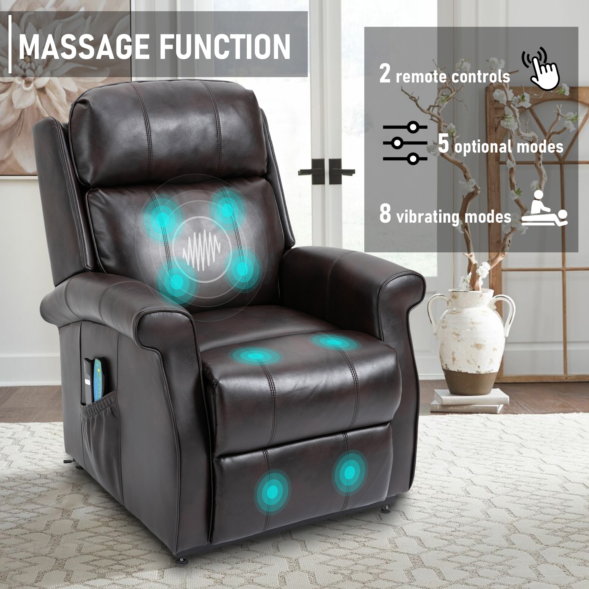 Clihome CL027-BR recliners - View #10