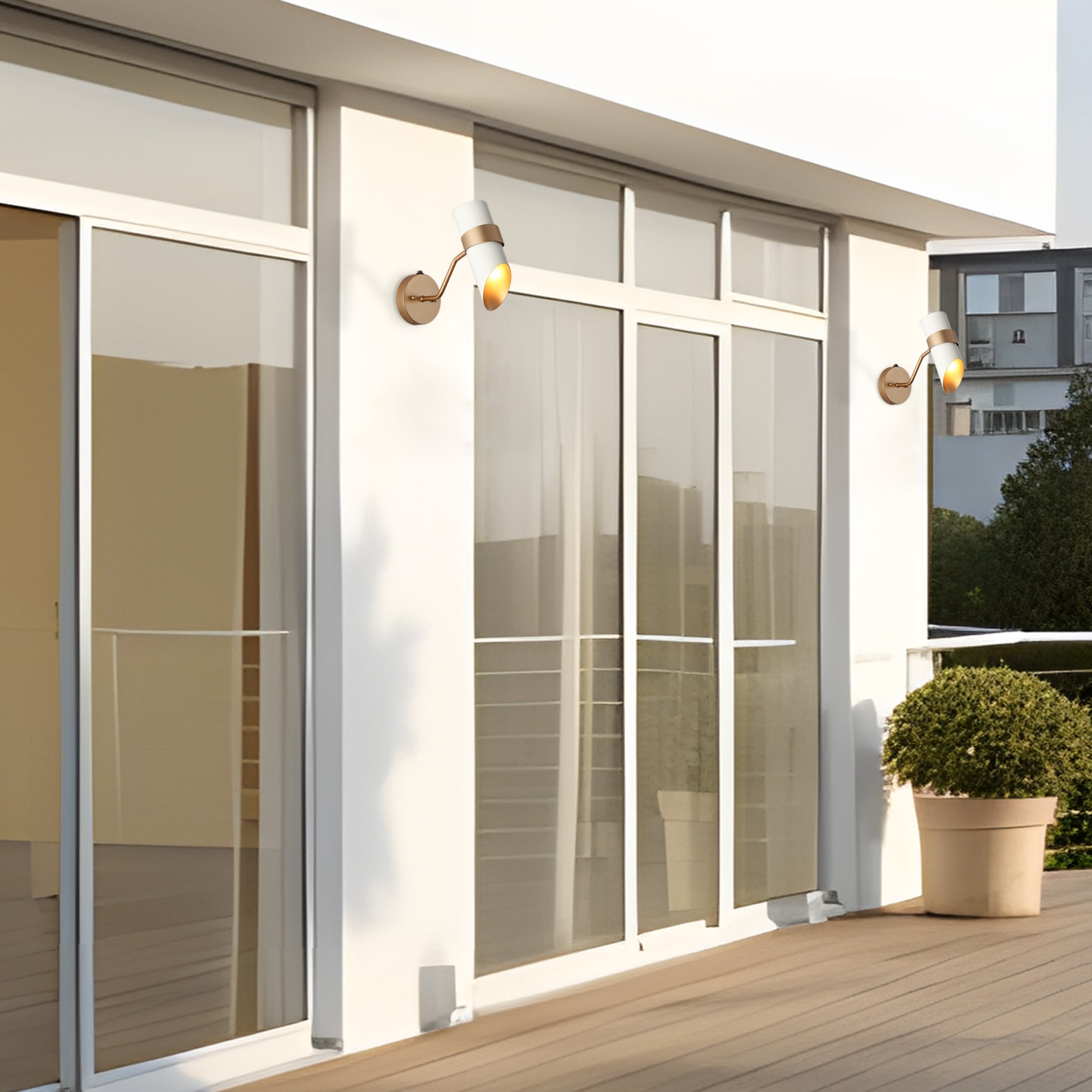 LNC HL506201WG Outdoor-Wall-Lighting - View #2