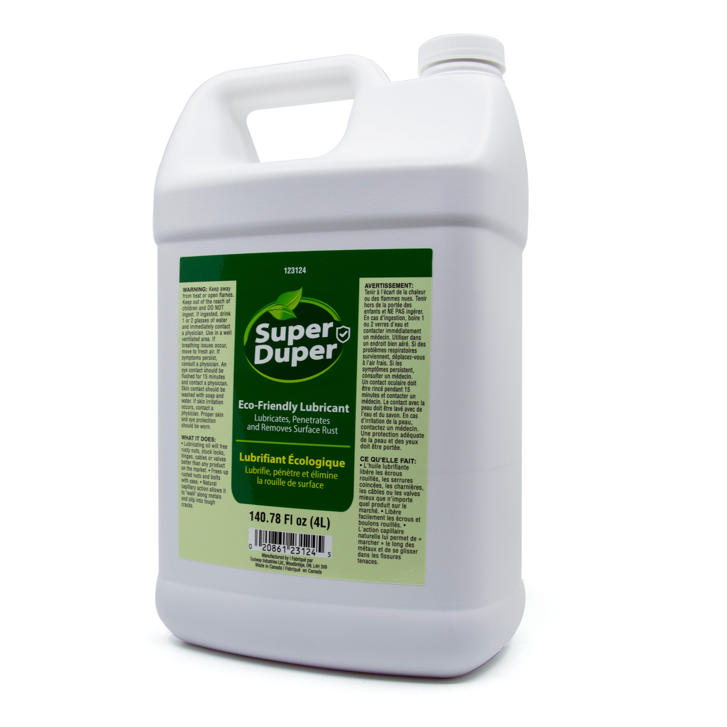 Super Duper 123124 Eco-Friendly Multi Purpose Lubricant 140 Ounce(s) Rust Remover
